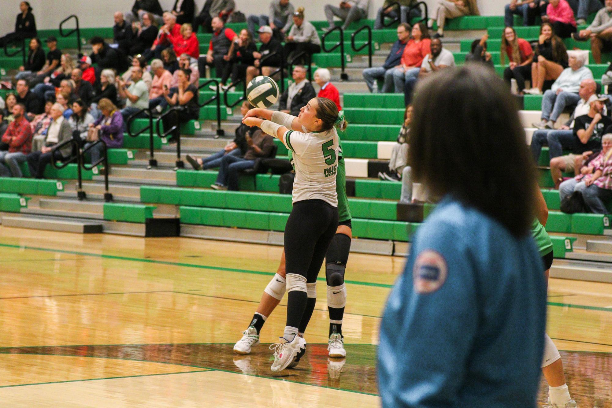 Varsity Volleyball vs. Maize (Photos by Liberty Smith)