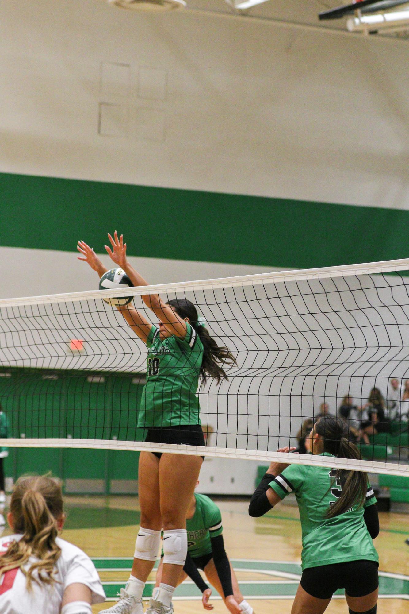 Varsity Volleyball vs. Maize (Photos by Liberty Smith)