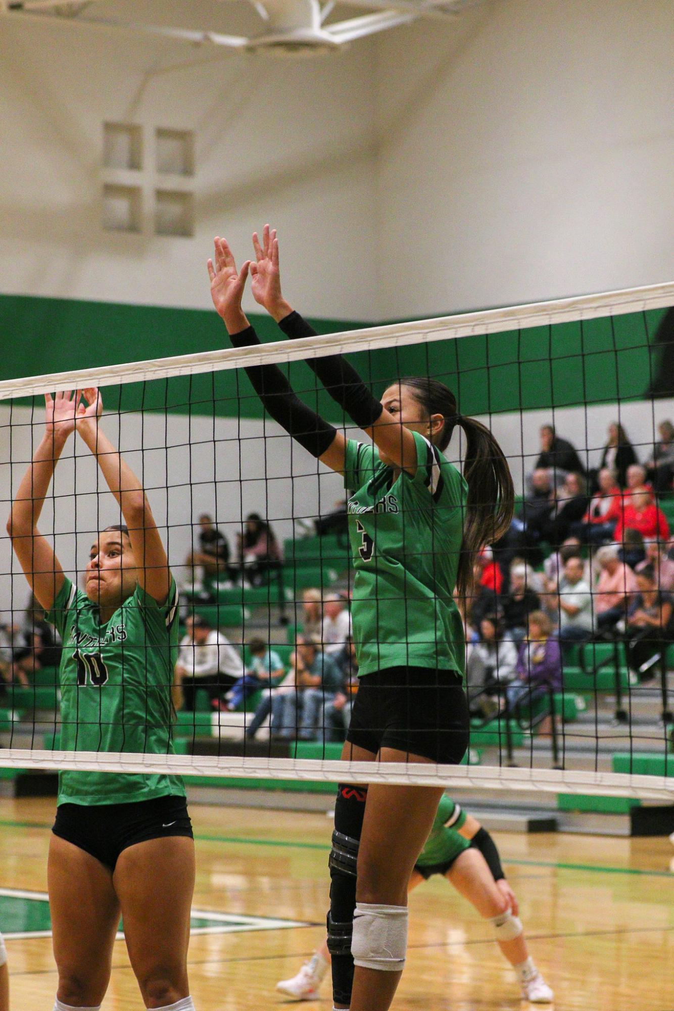 Varsity Volleyball vs. Maize (Photos by Liberty Smith)