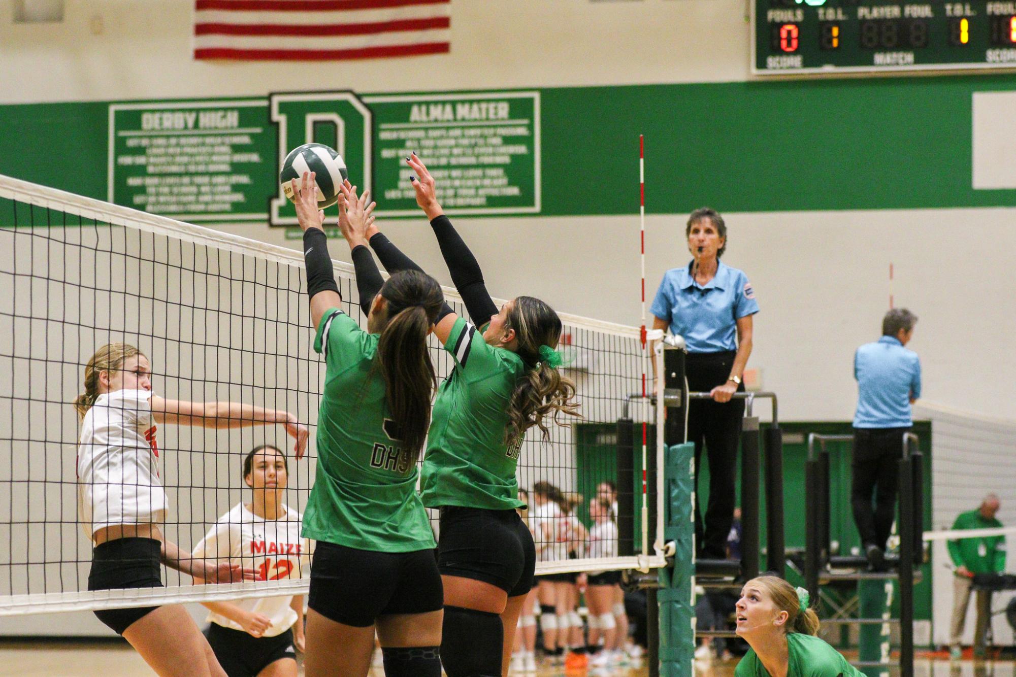 Volleyball vs. Maize (Photos by Liberty Smith)