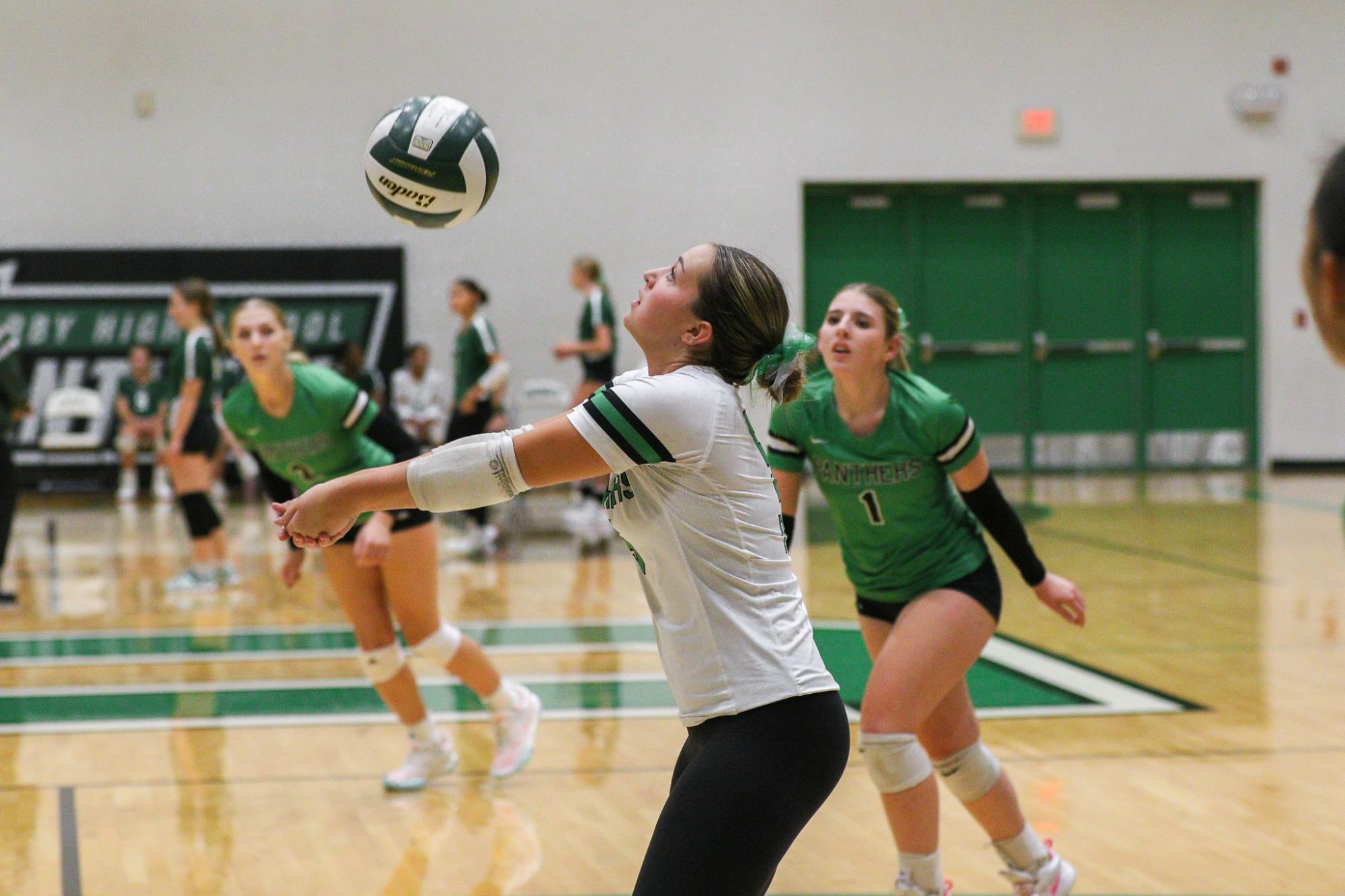 Varsity Volleyball vs. Maize (Photos by Liberty Smith)