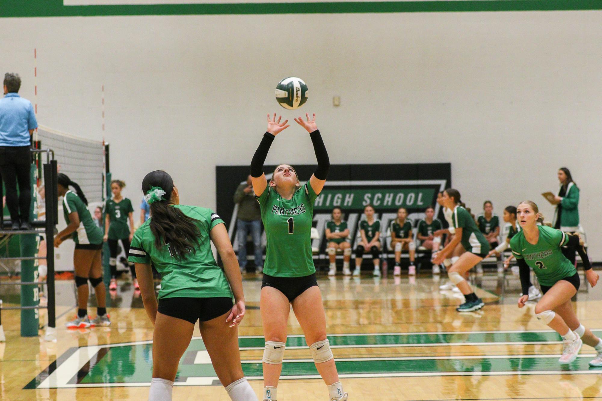 Varsity Volleyball vs. Maize (Photos by Liberty Smith)