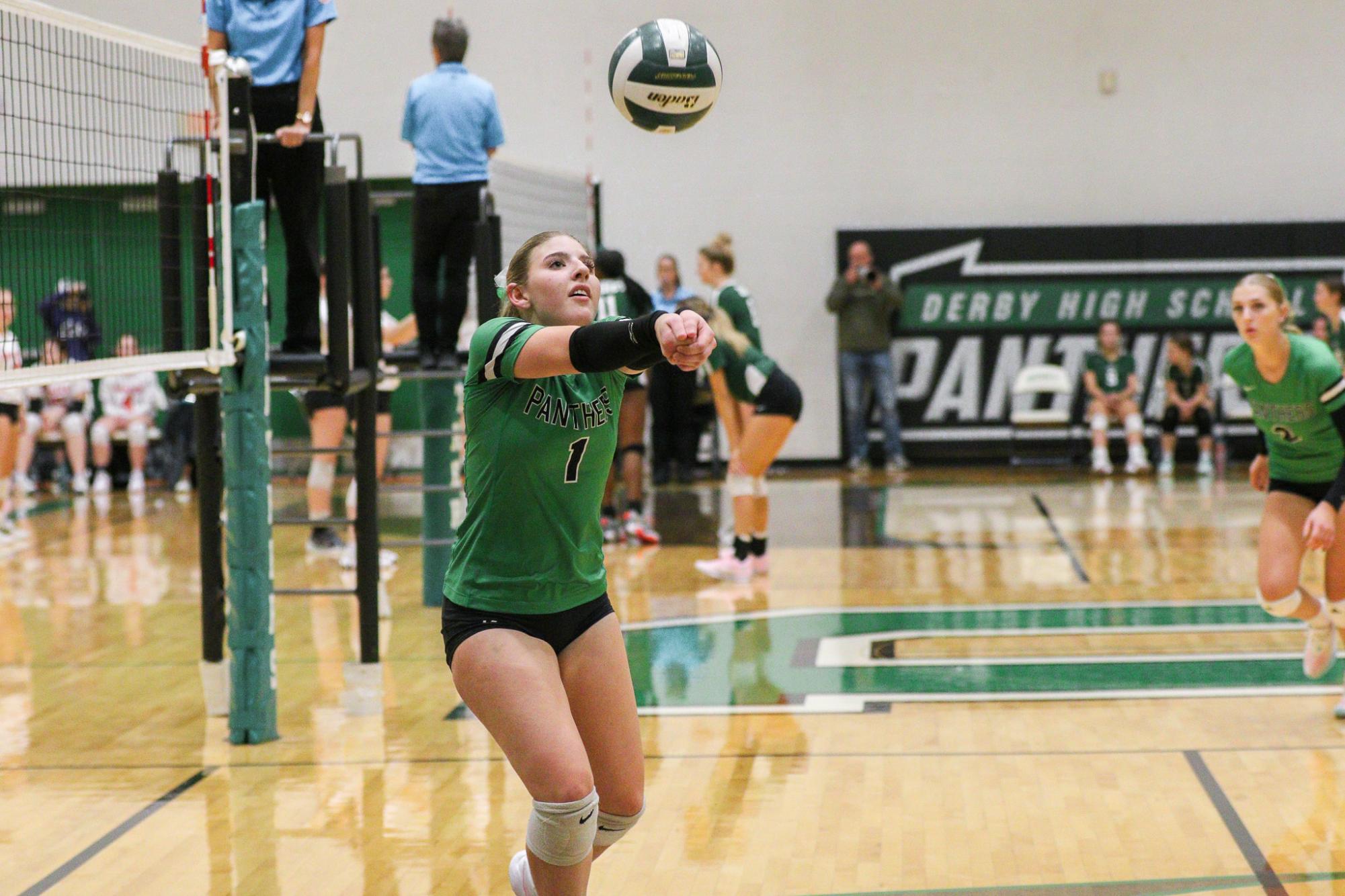 Varsity Volleyball vs. Maize (Photos by Liberty Smith)