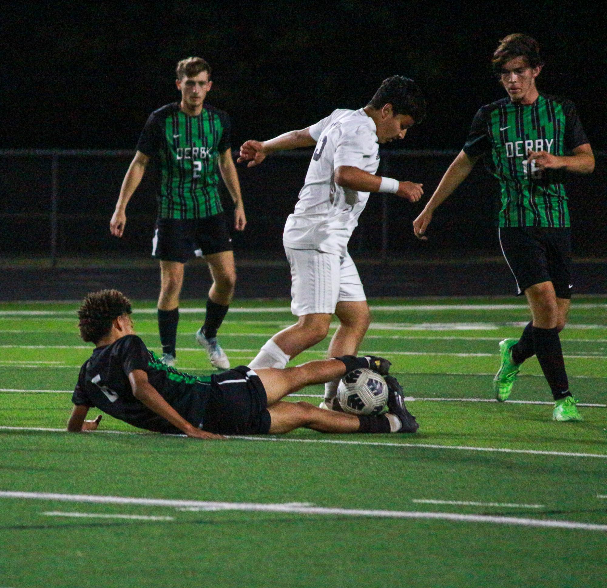 Varsity Boys soccer season ends vs. Lawrence Free State losing 2-0 (Photos by Delainey Stephenson)