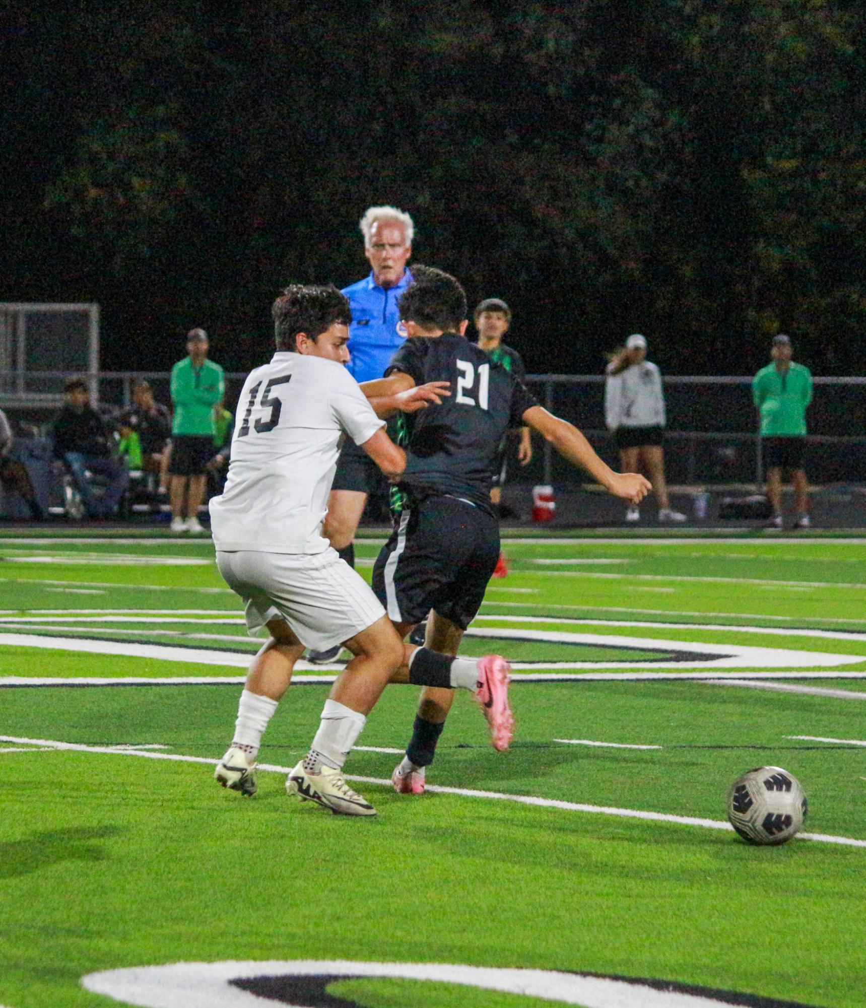 Varsity Boys soccer season ends vs. Lawrence Free State losing 2-0 (Photos by Delainey Stephenson)