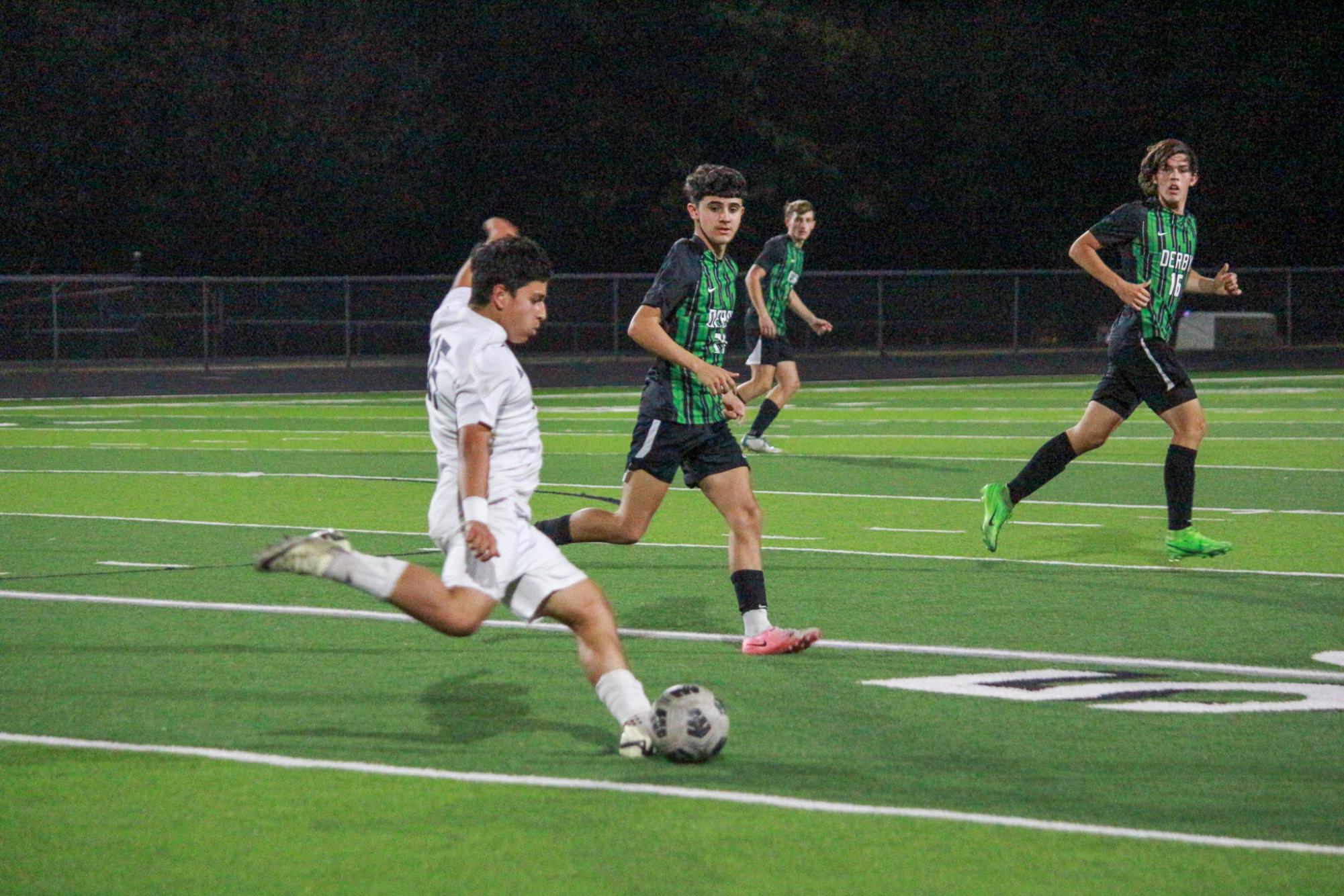 Varsity Boys soccer season ends vs. Lawrence Free State losing 2-0 (Photos by Delainey Stephenson)