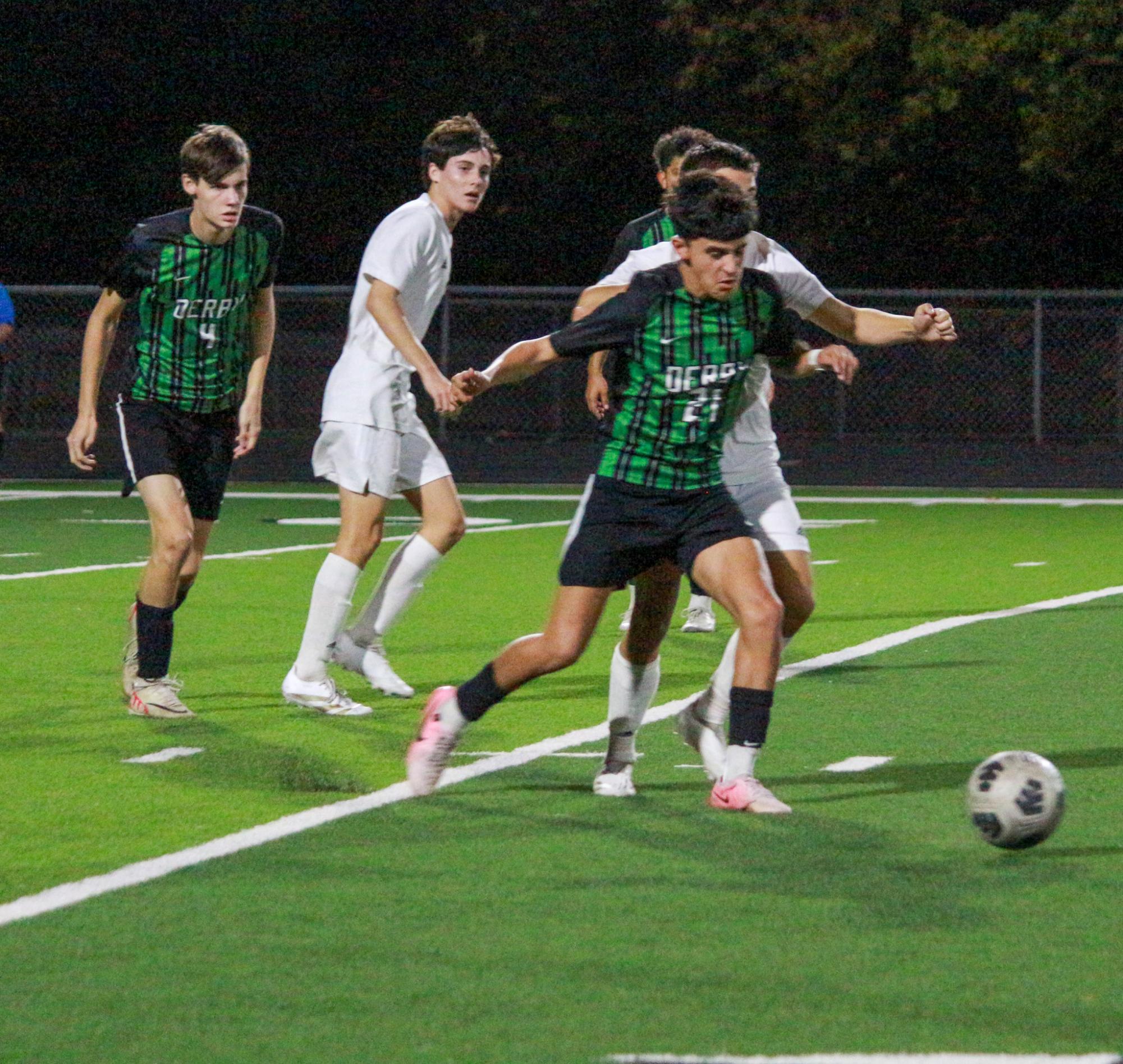 Varsity Boys soccer season ends vs. Lawrence Free State losing 2-0 (Photos by Delainey Stephenson)