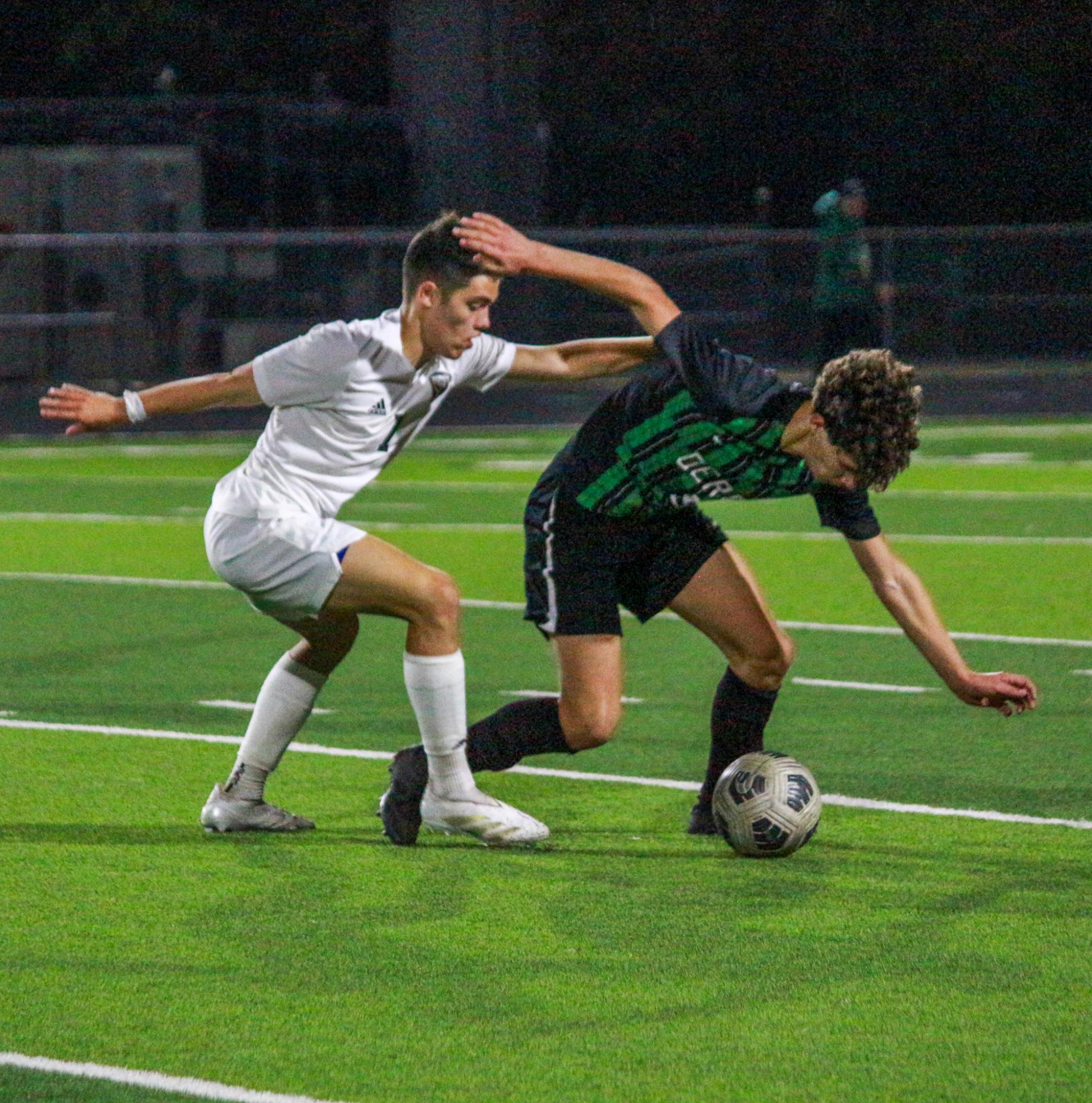 Varsity Boys soccer season ends vs. Lawrence Free State losing 2-0 (Photos by Delainey Stephenson)