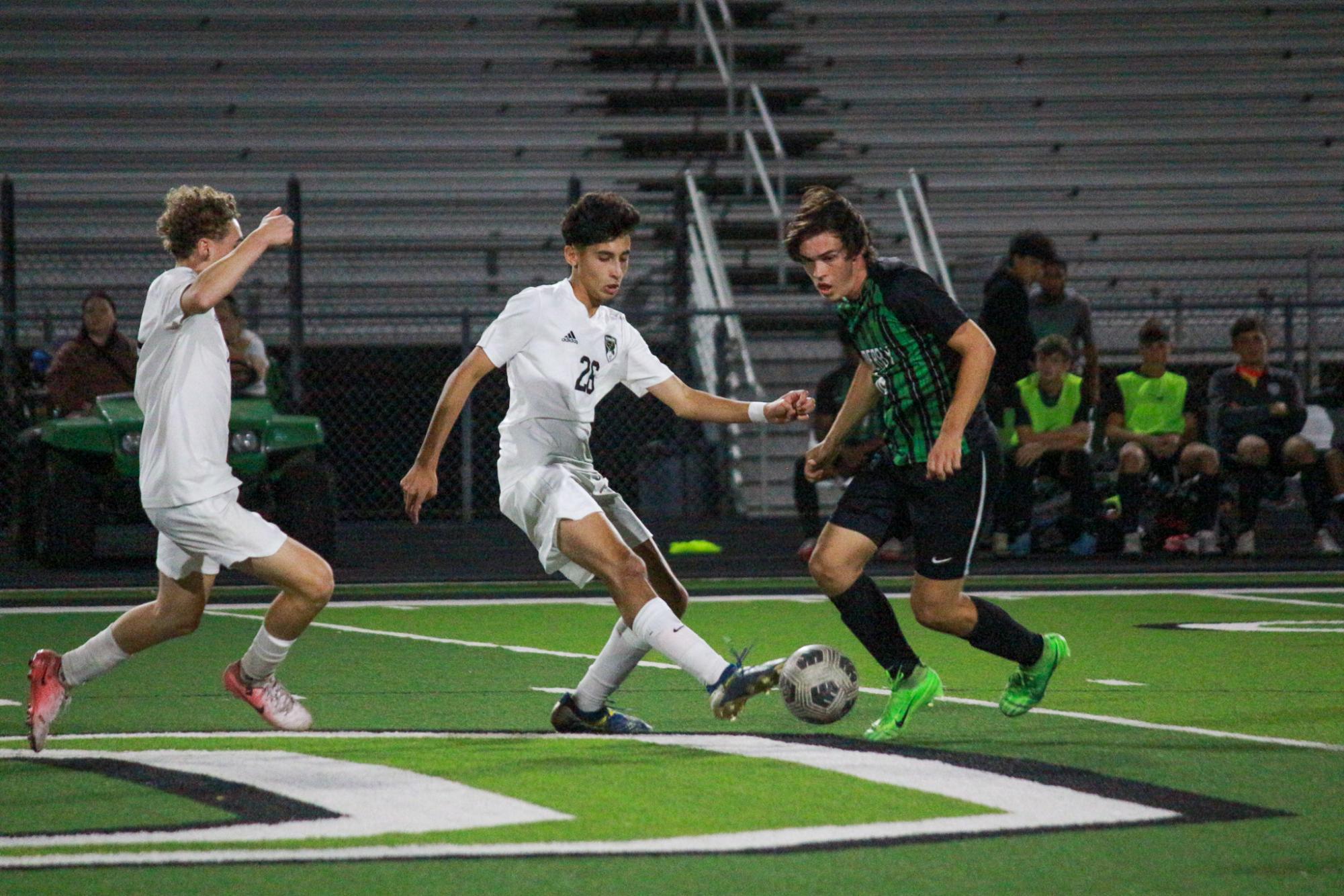 Varsity Boys soccer season ends vs. Lawrence Free State losing 2-0 (Photos by Delainey Stephenson)