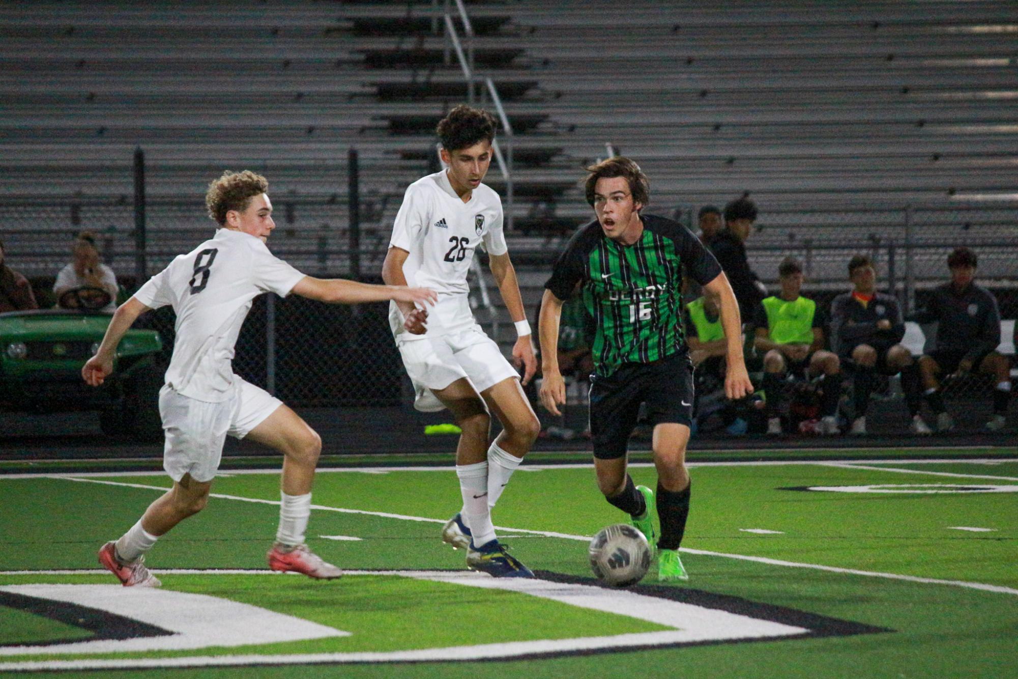 Varsity Boys soccer season ends vs. Lawrence Free State losing 2-0 (Photos by Delainey Stephenson)