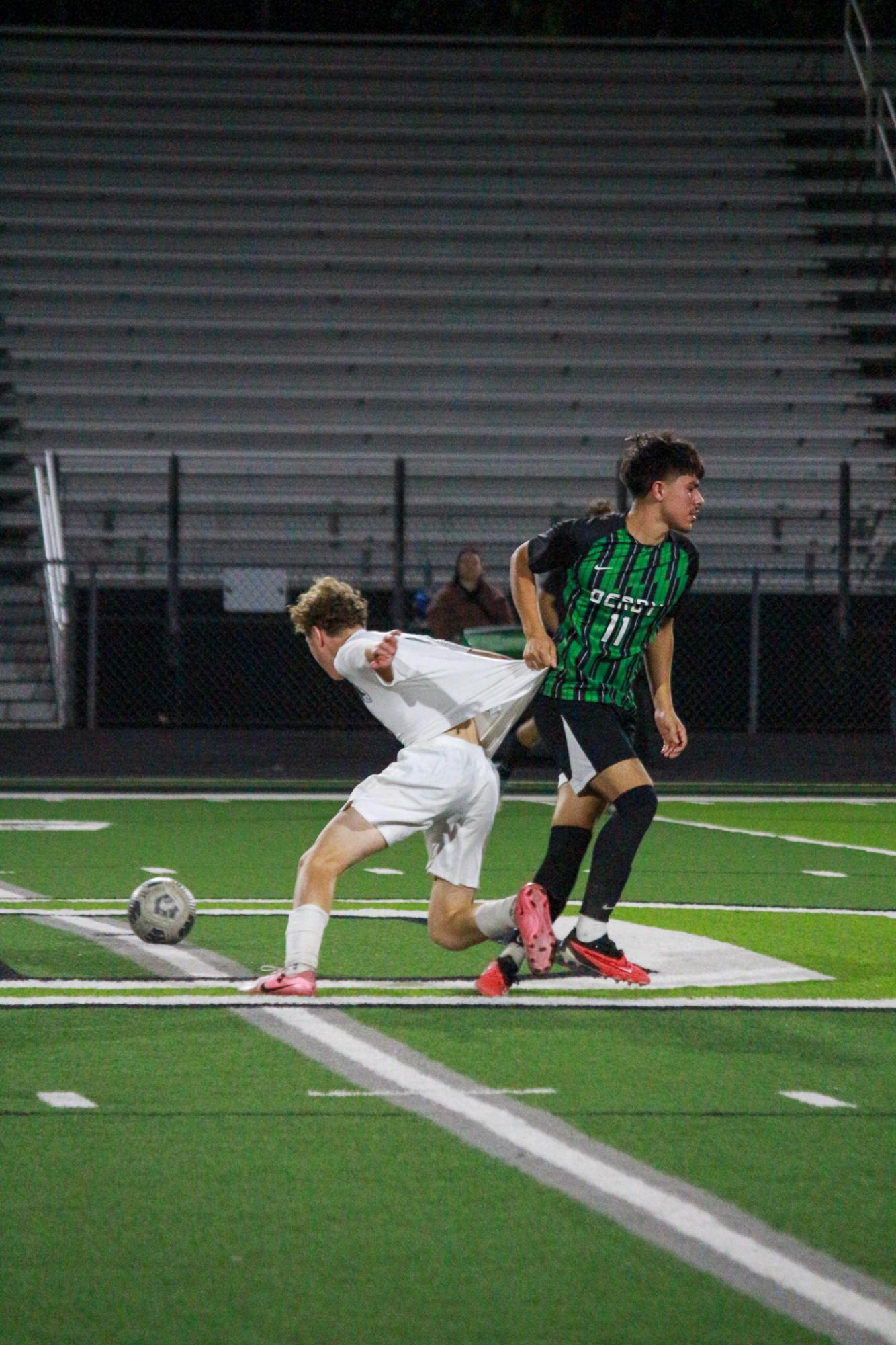 Varsity Boys soccer season ends vs. Lawrence Free State losing 2-0 (Photos by Delainey Stephenson)