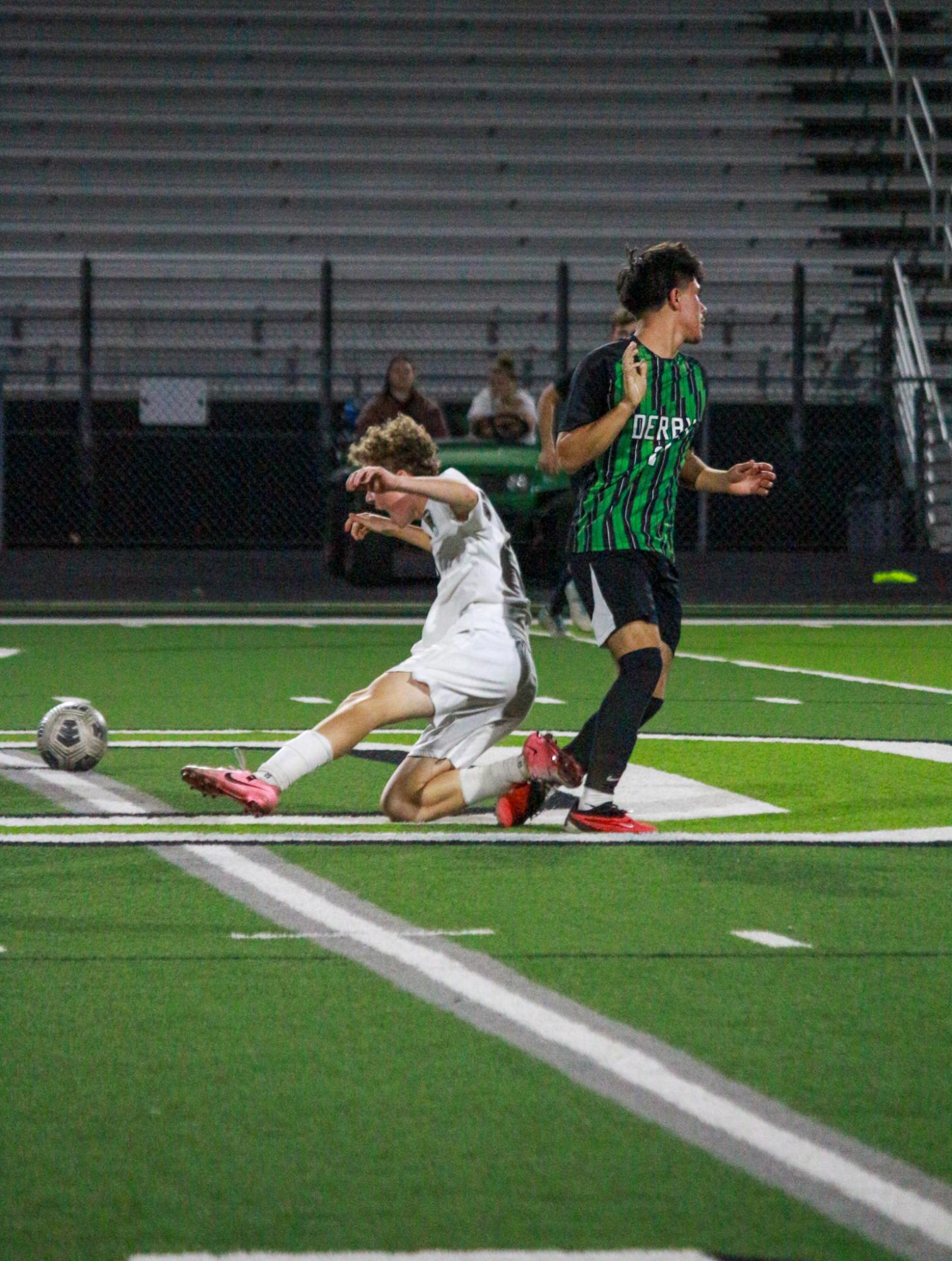 Varsity Boys soccer season ends vs. Lawrence Free State losing 2-0 (Photos by Delainey Stephenson)