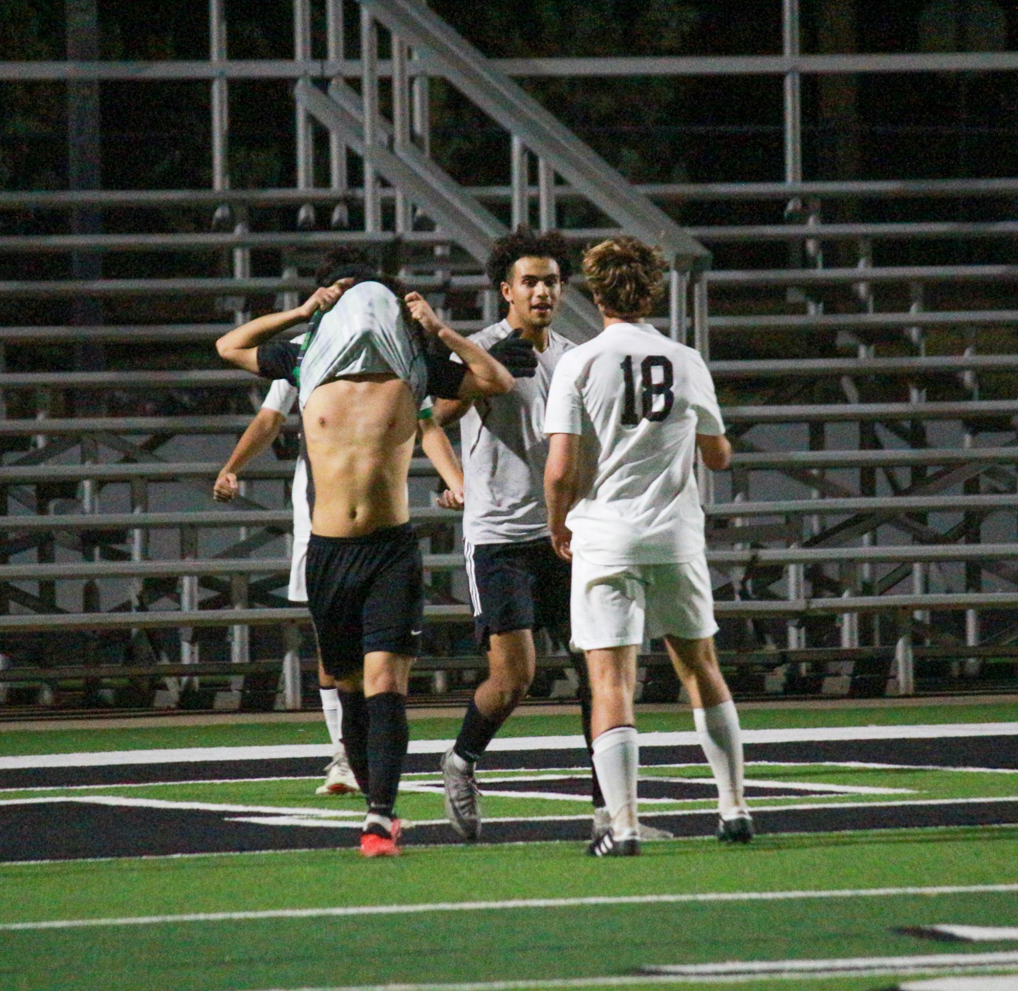 Varsity Boys soccer season ends vs. Lawrence Free State losing 2-0 (Photos by Delainey Stephenson)