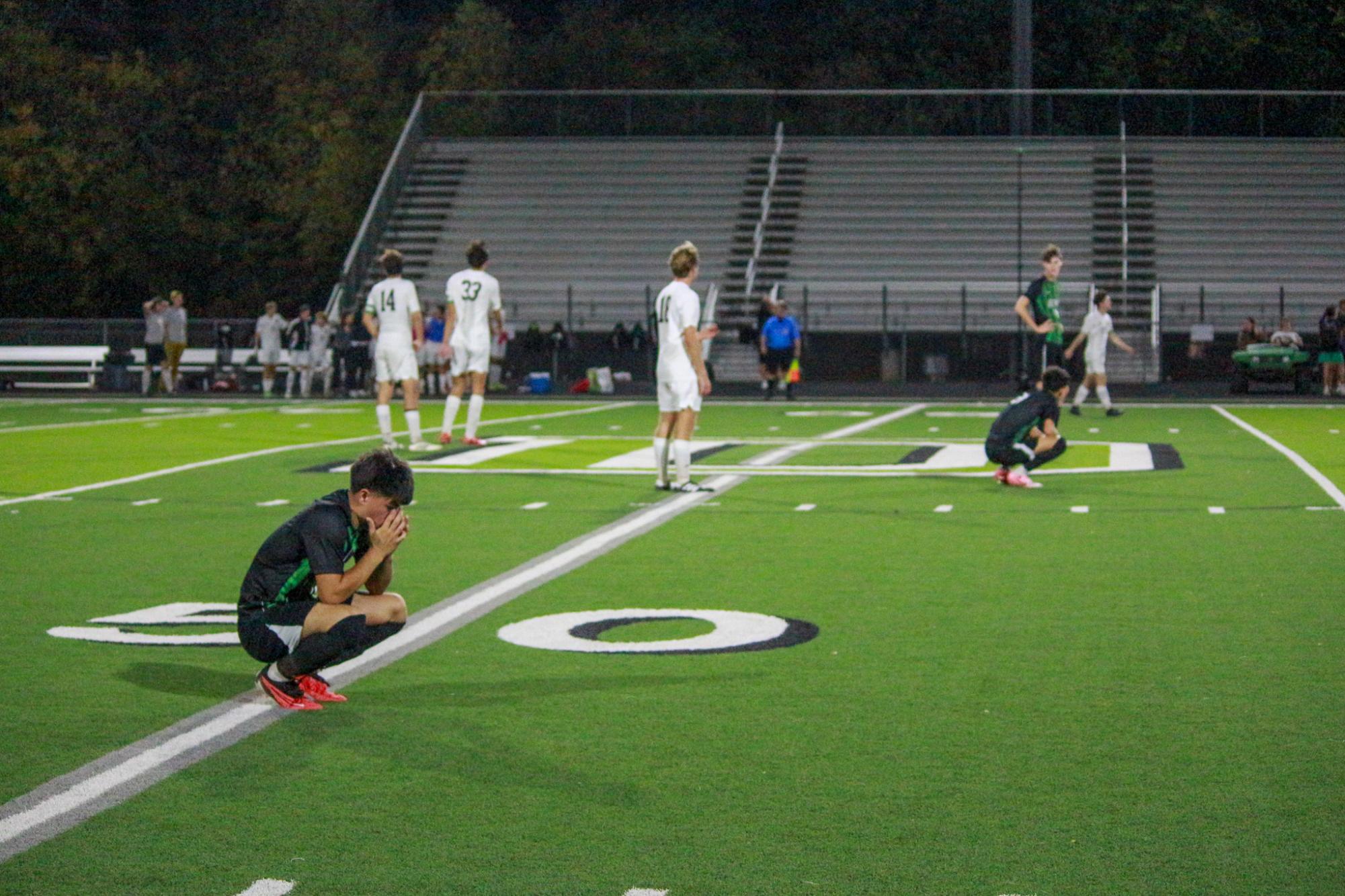 Varsity Boys soccer season ends vs. Lawrence Free State losing 2-0 (Photos by Delainey Stephenson)