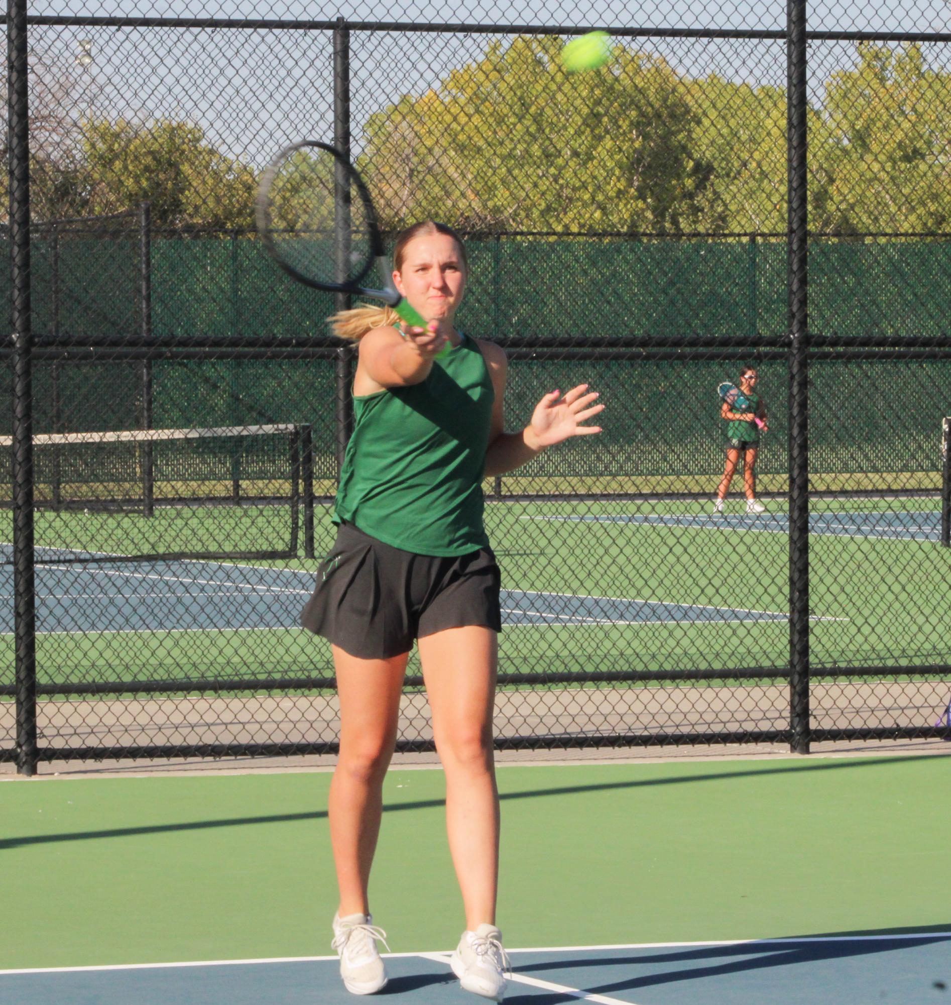 Girls Tennis at Campus (Photos by Ella Davidson)