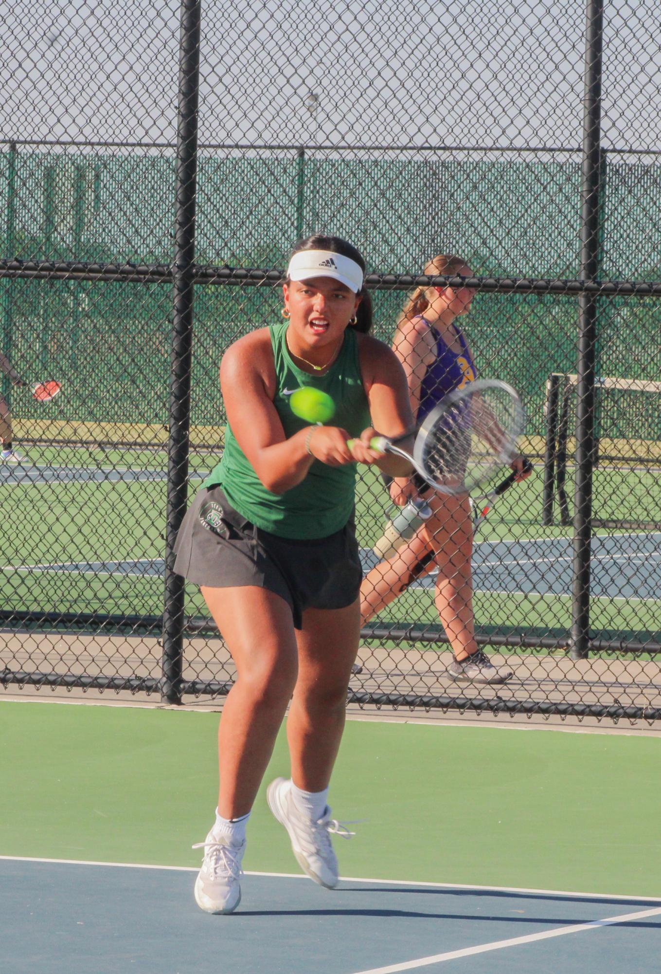 Girls Tennis at Campus (Photos by Ella Davidson)