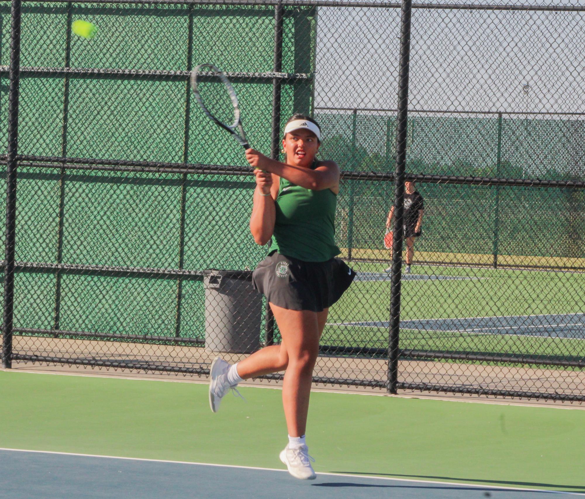 Girls Tennis at Campus (Photos by Ella Davidson)