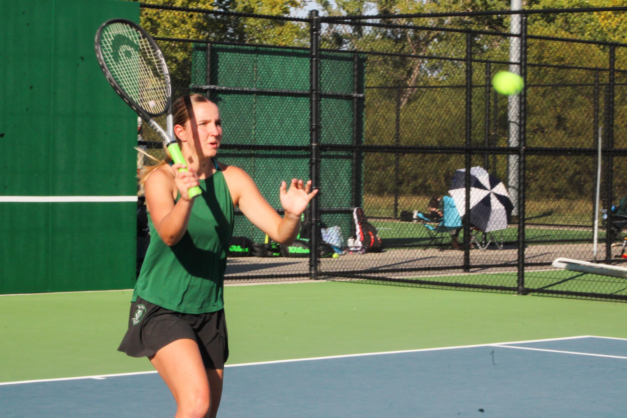 Girls Tennis at Campus (Photos by Ella Davidson)