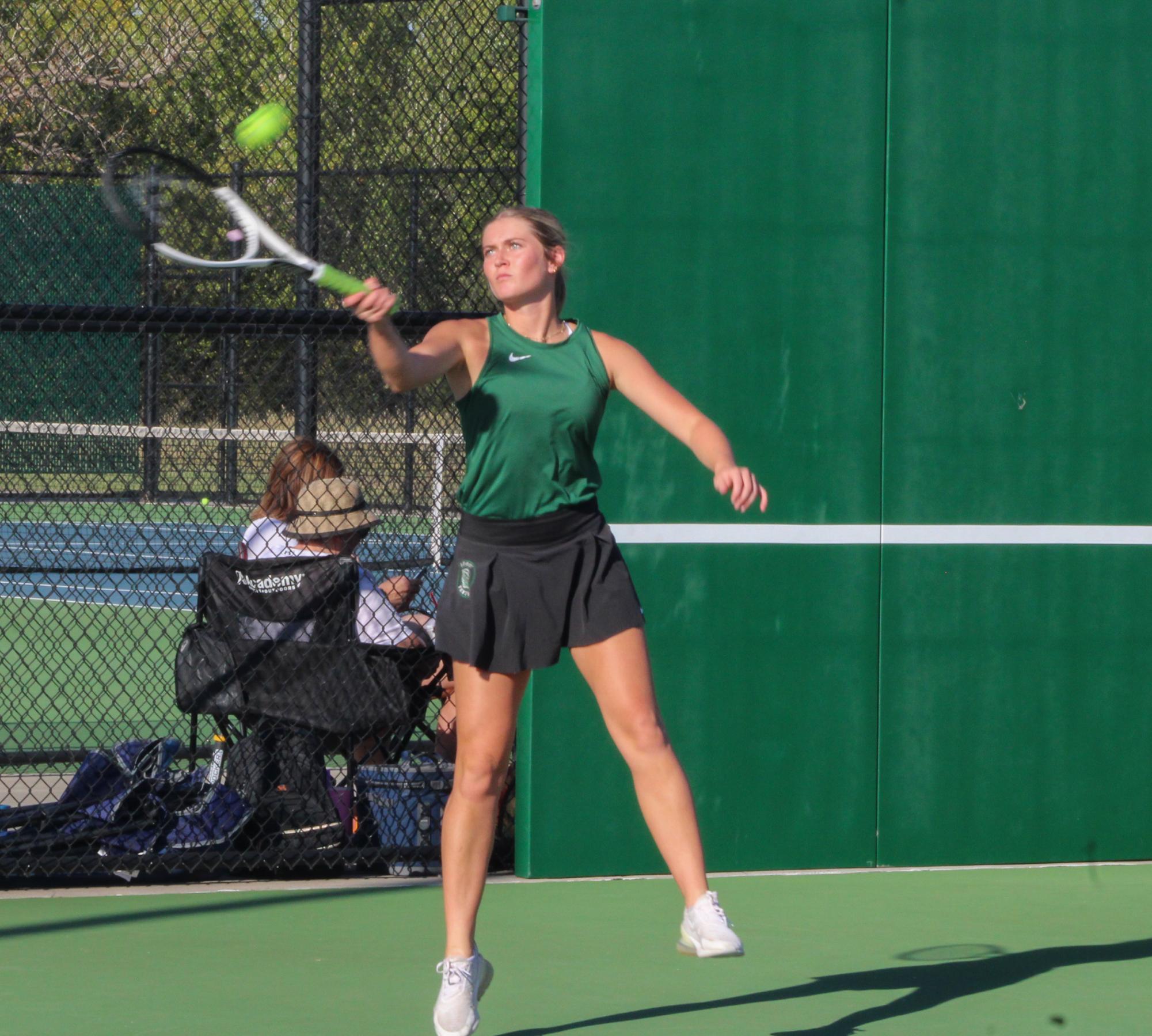 Girls Tennis at Campus (Photos by Ella Davidson)