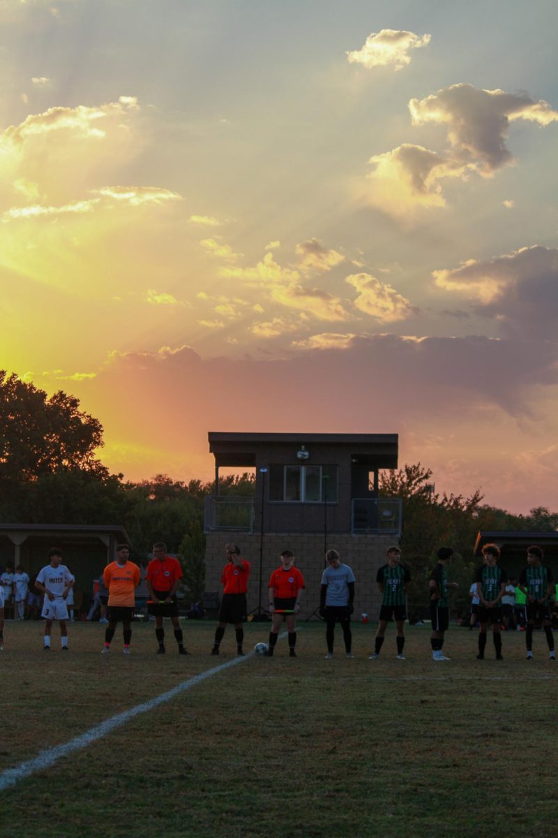 Varsity boy soccer plays against Hutch at home with Derby winning 2-1.