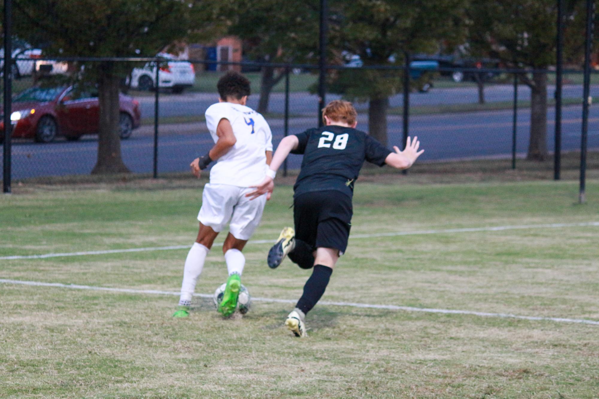 Varsity boys soccer vs. Hutch (Photos by Delainey Stephenson)