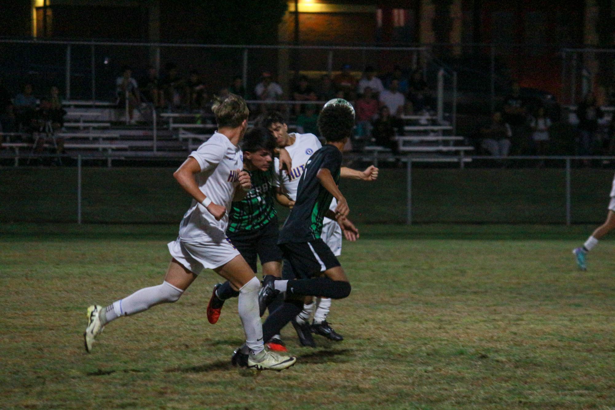 Varsity boys soccer vs. Hutch (Photos by Delainey Stephenson)