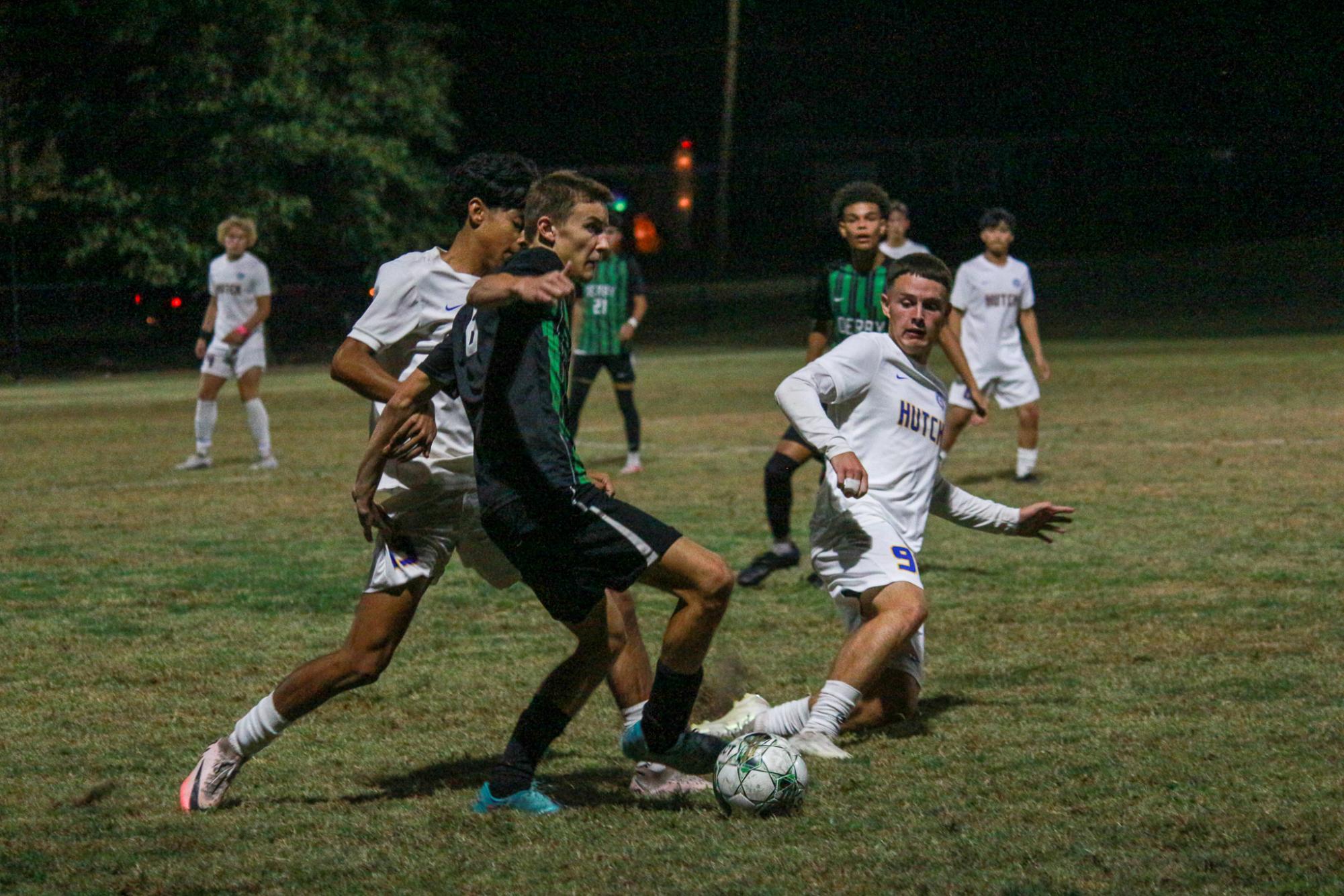 Varsity boys soccer vs. Hutch (Photos by Delainey Stephenson)