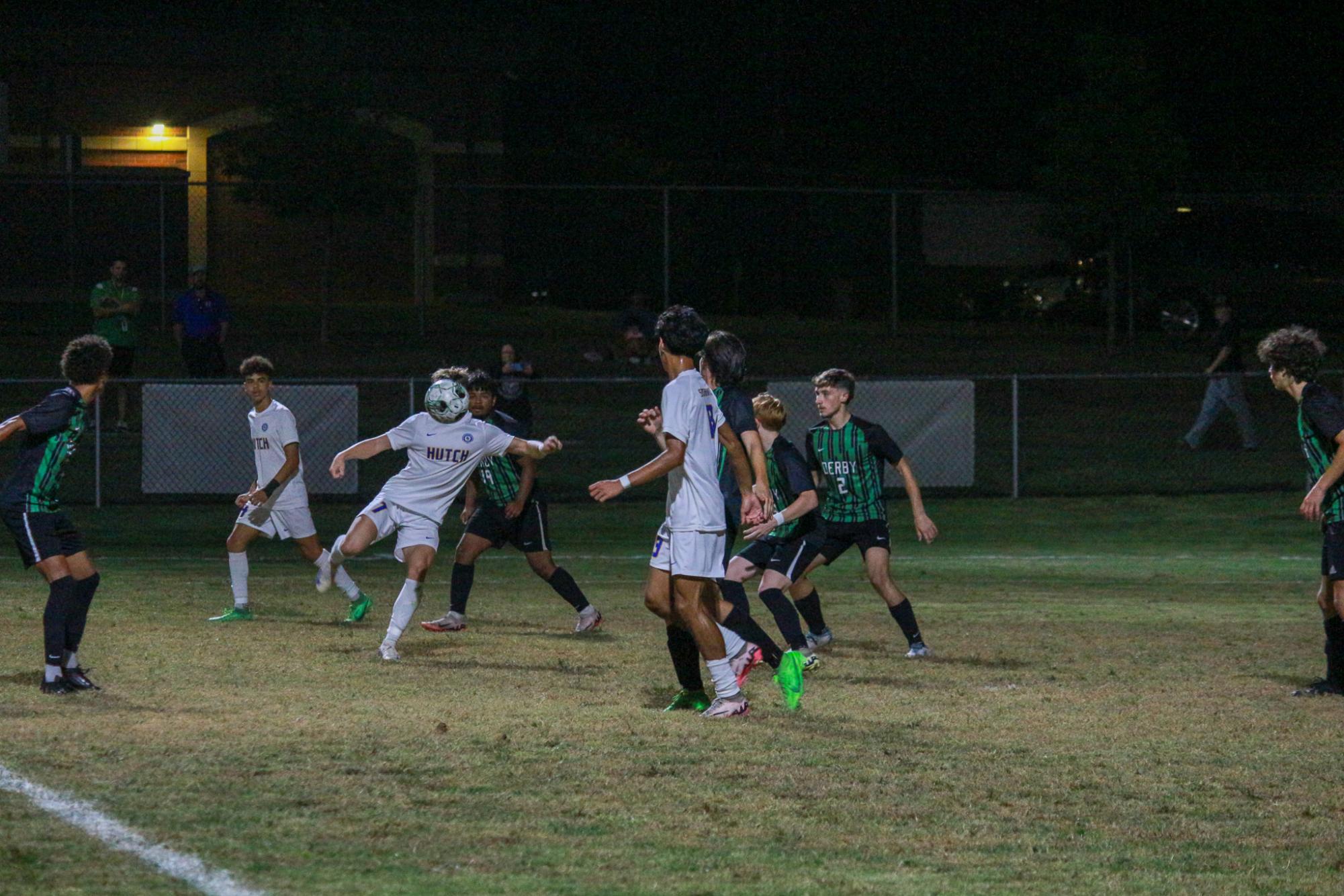 Varsity boys soccer vs. Hutch (Photos by Delainey Stephenson)