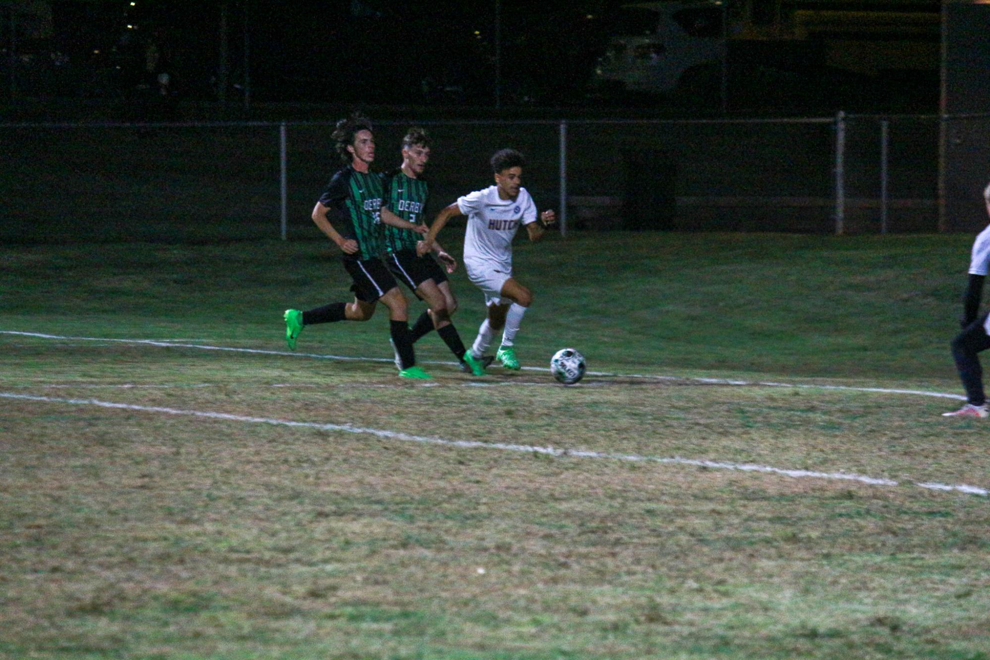 Varsity boys soccer vs. Hutch (Photos by Delainey Stephenson)