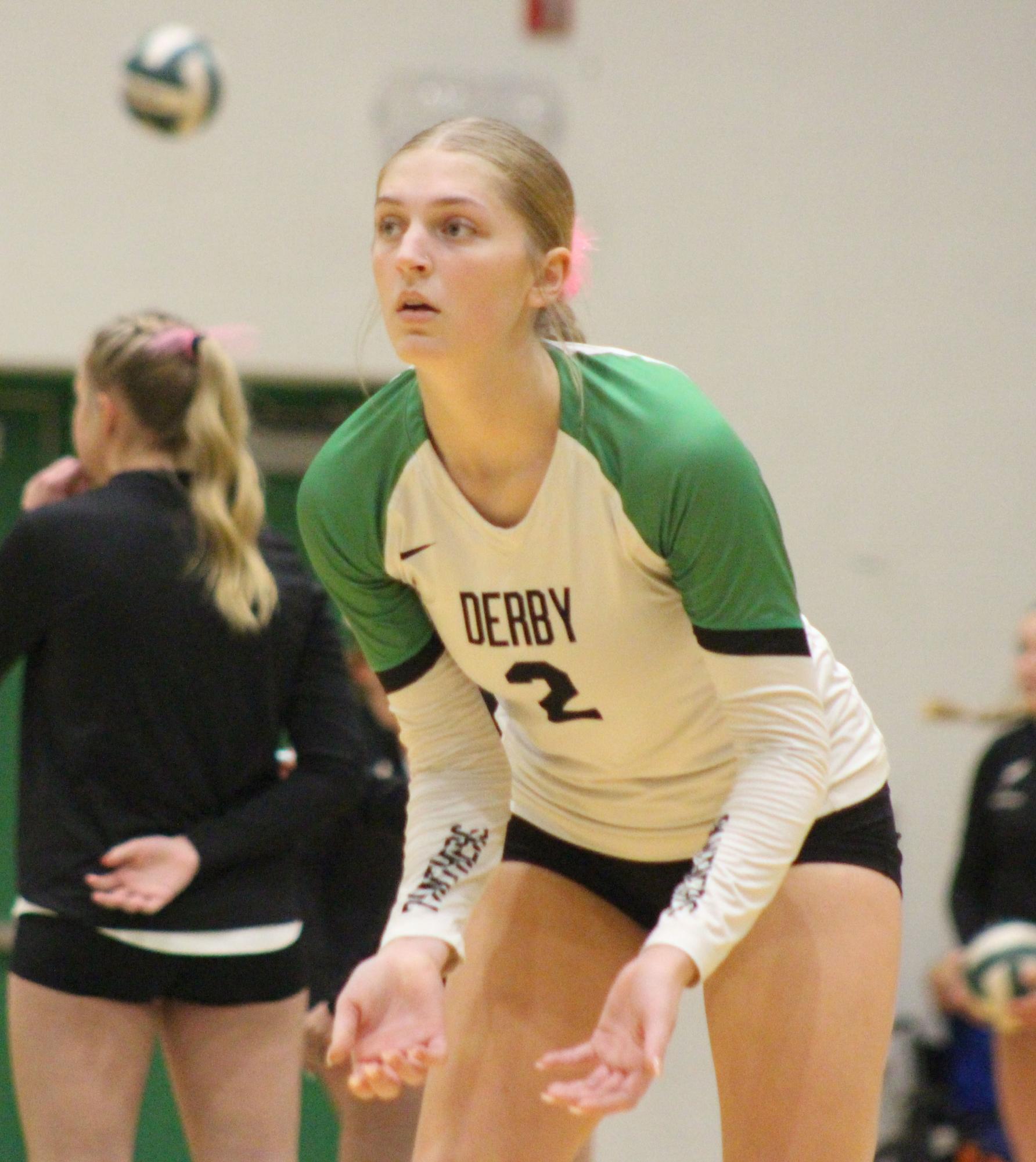 Varsity volleyball vs. Hutchinson (Photos by Bree Stuhlsatz)