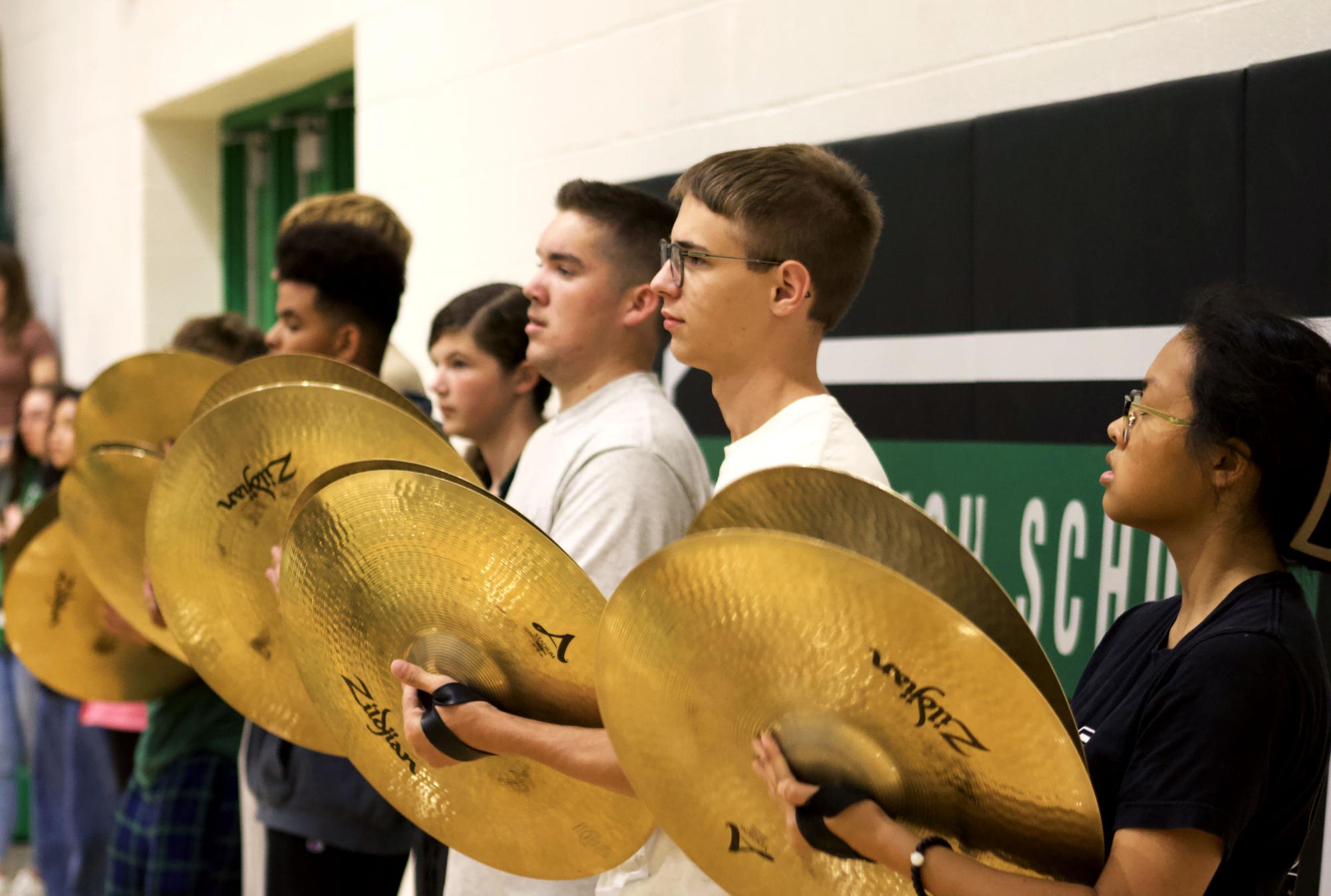 Pep assembly (Photo by Emily Crowell)