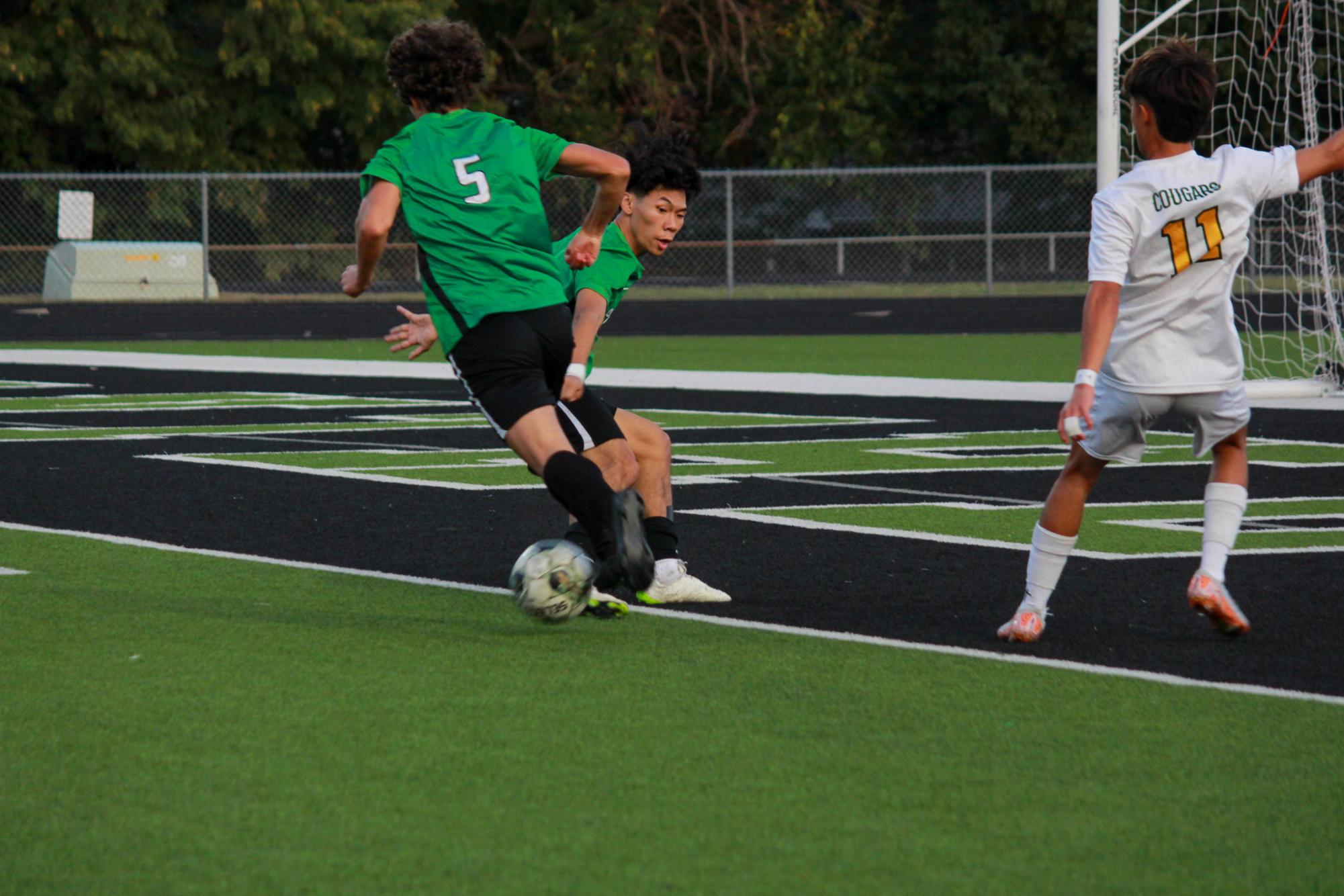 Boys varsity soccer vs. Salina South (Photos by Delainey Stephenson)