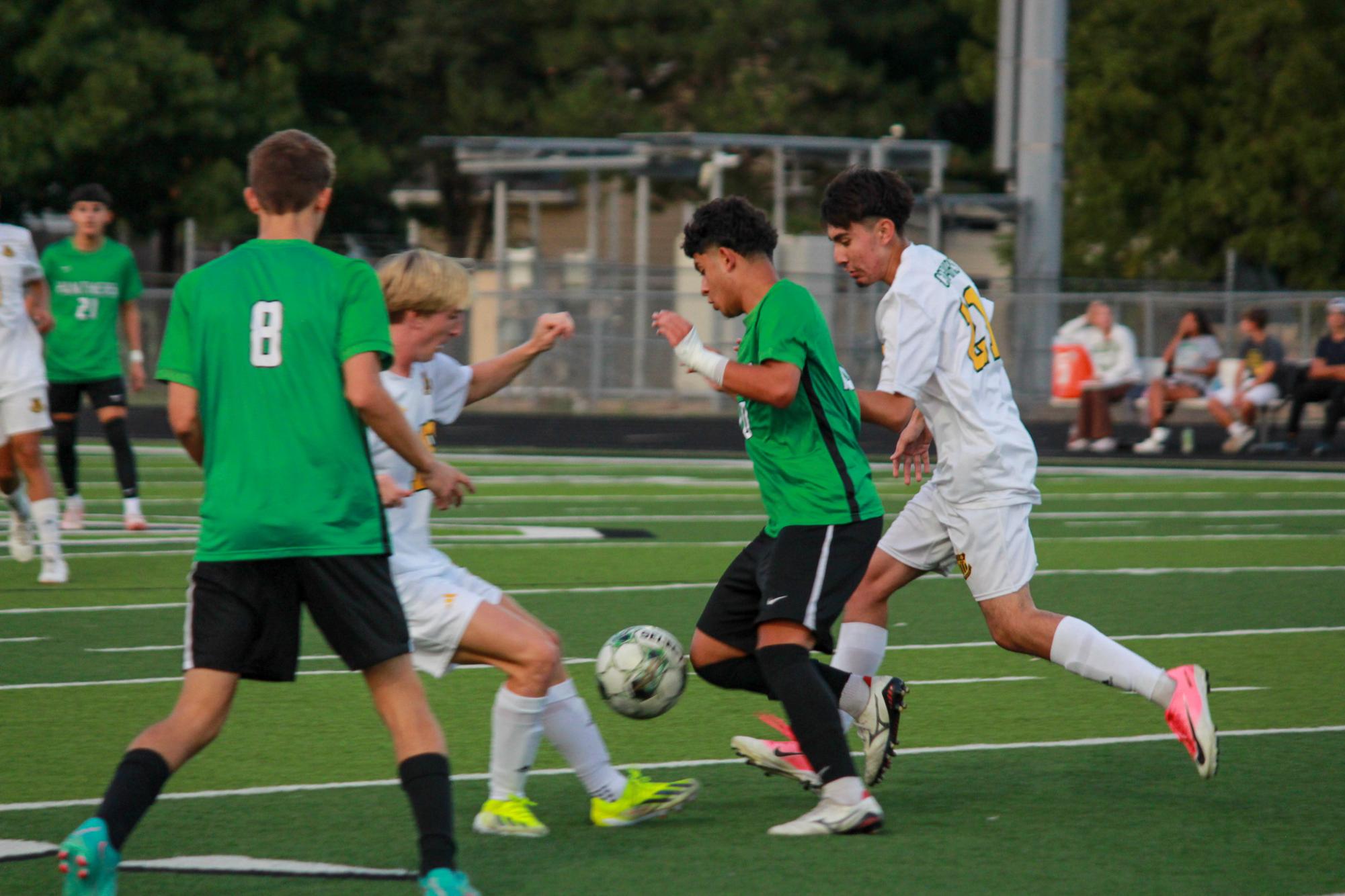 Boys varsity soccer vs. Salina South (Photos by Delainey Stephenson)