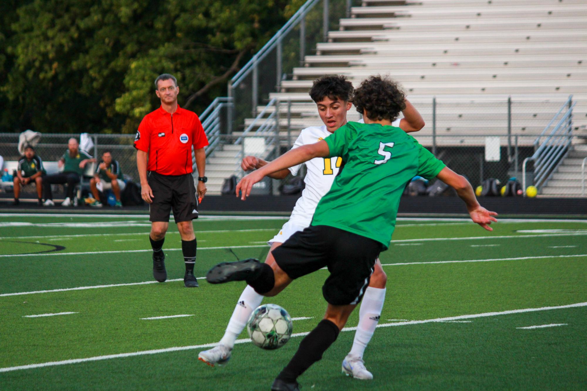 Boys varsity soccer vs. Salina South (Photos by Delainey Stephenson)