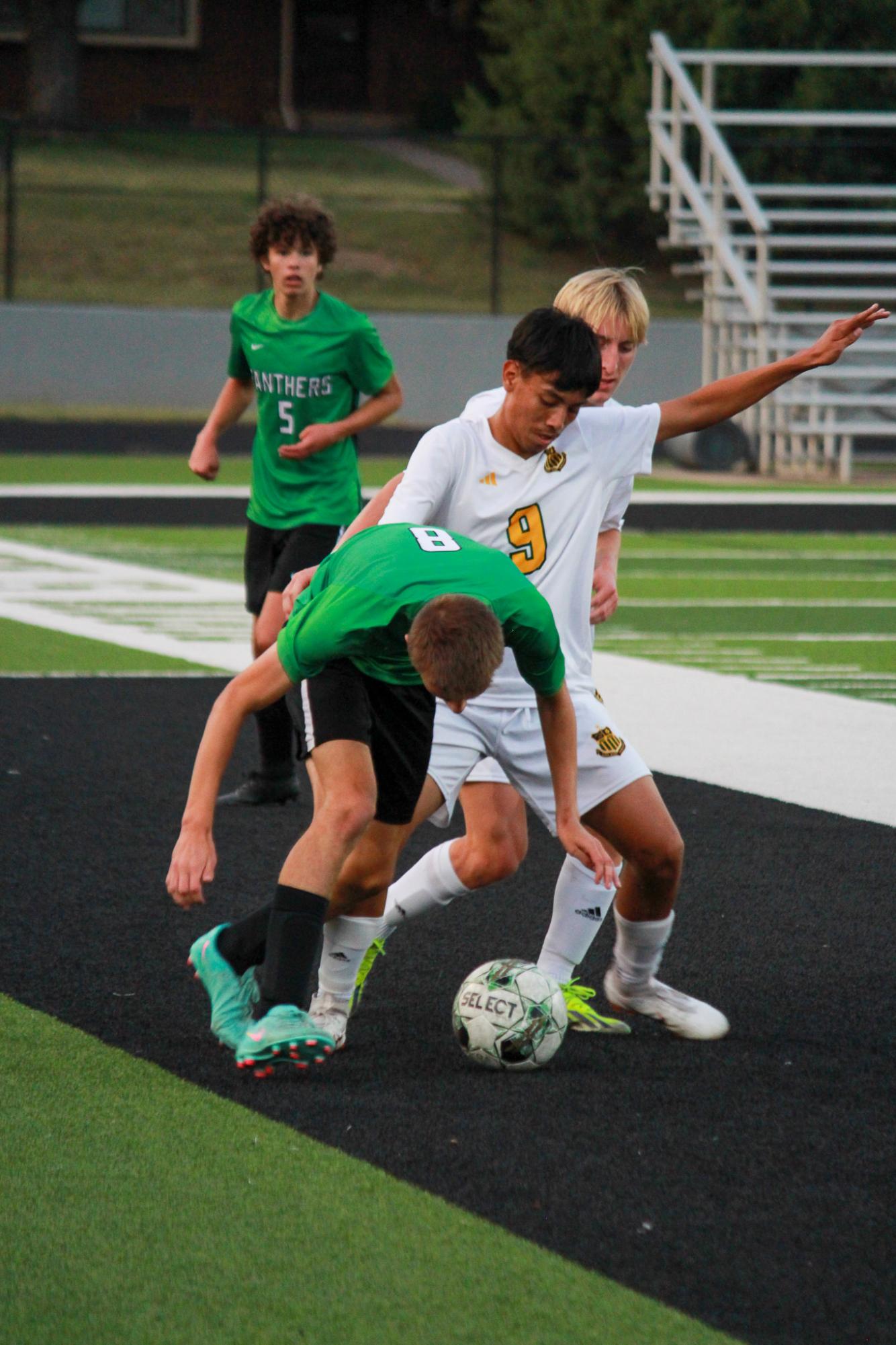 Boys varsity soccer vs. Salina South (Photos by Delainey Stephenson)