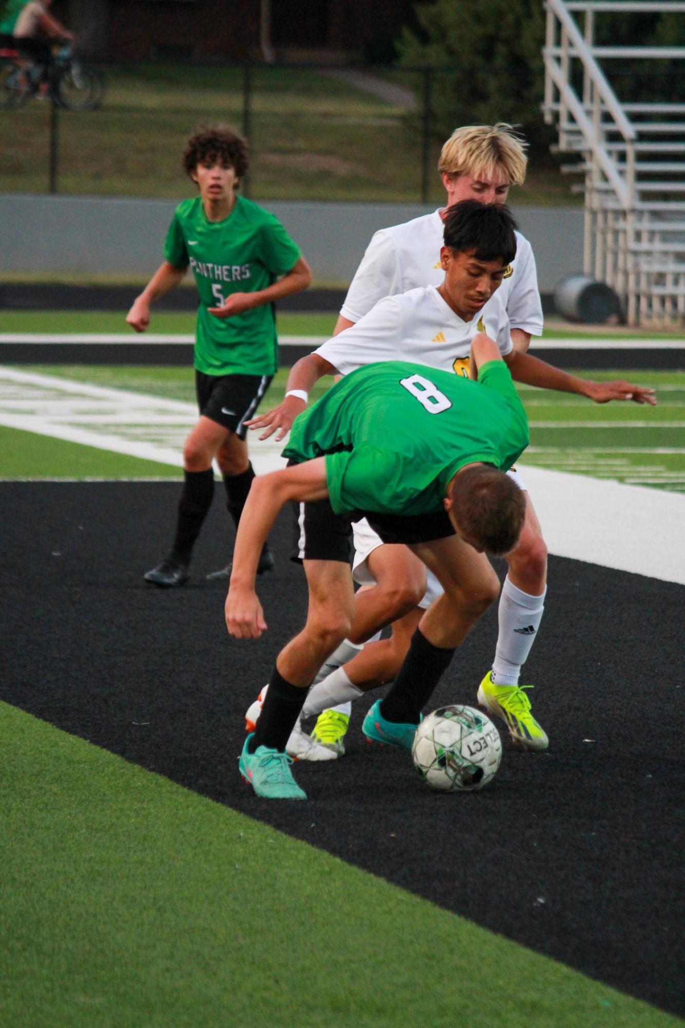 Boys varsity soccer vs. Salina South (Photos by Delainey Stephenson)