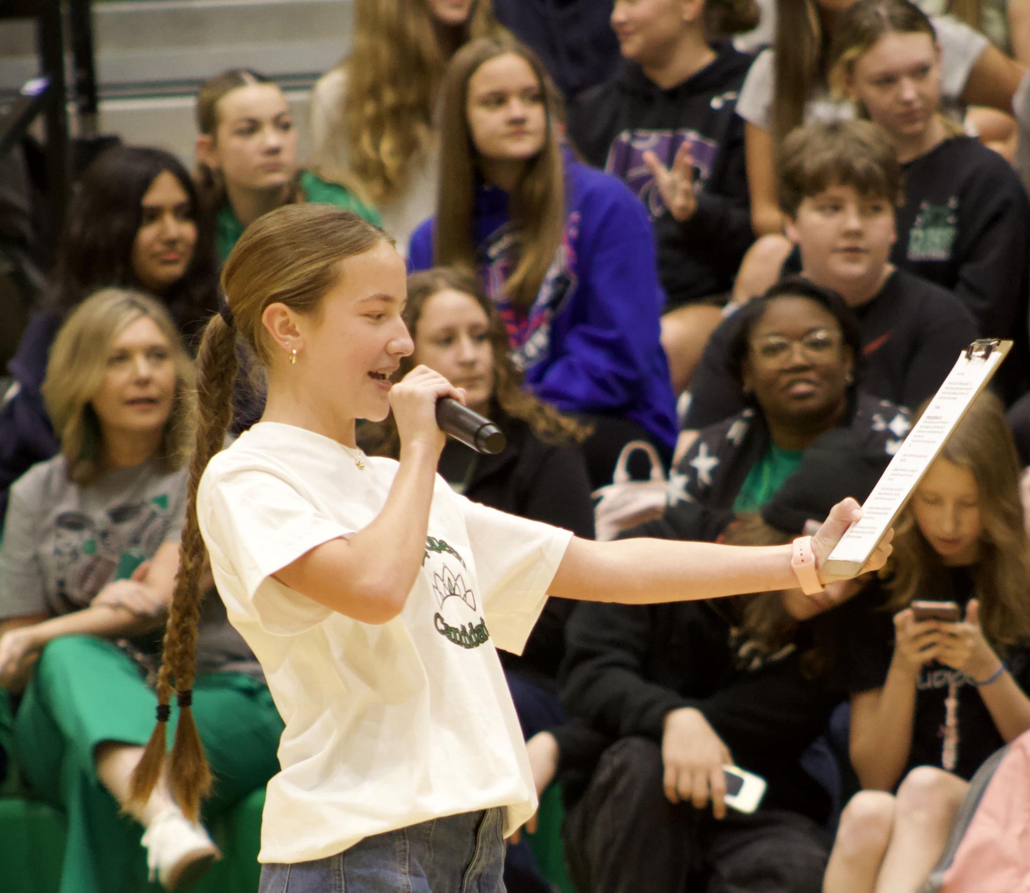 Pep assembly (Photo by Emily Crowell)