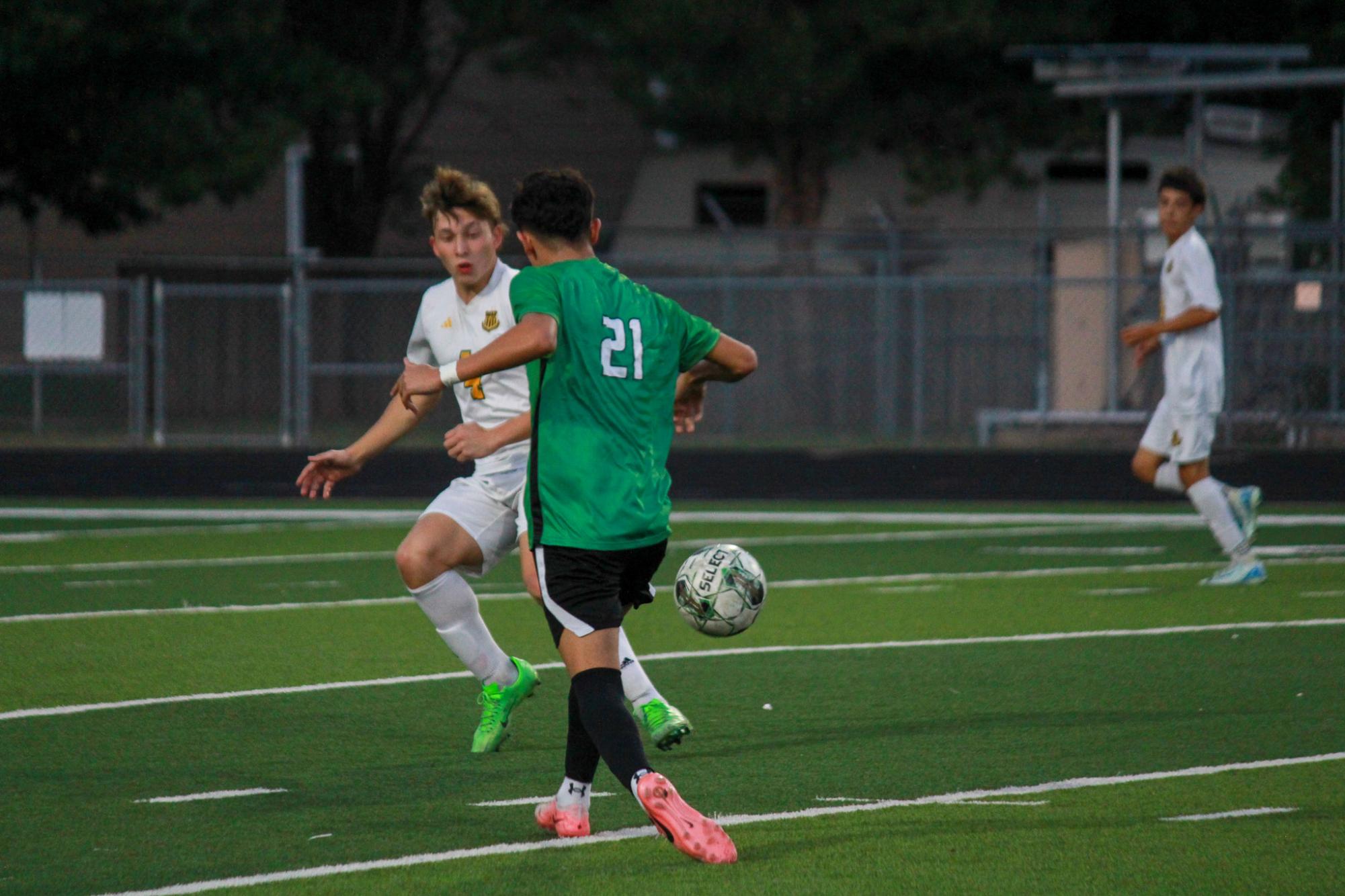 Boys varsity soccer vs. Salina South (Photos by Delainey Stephenson)