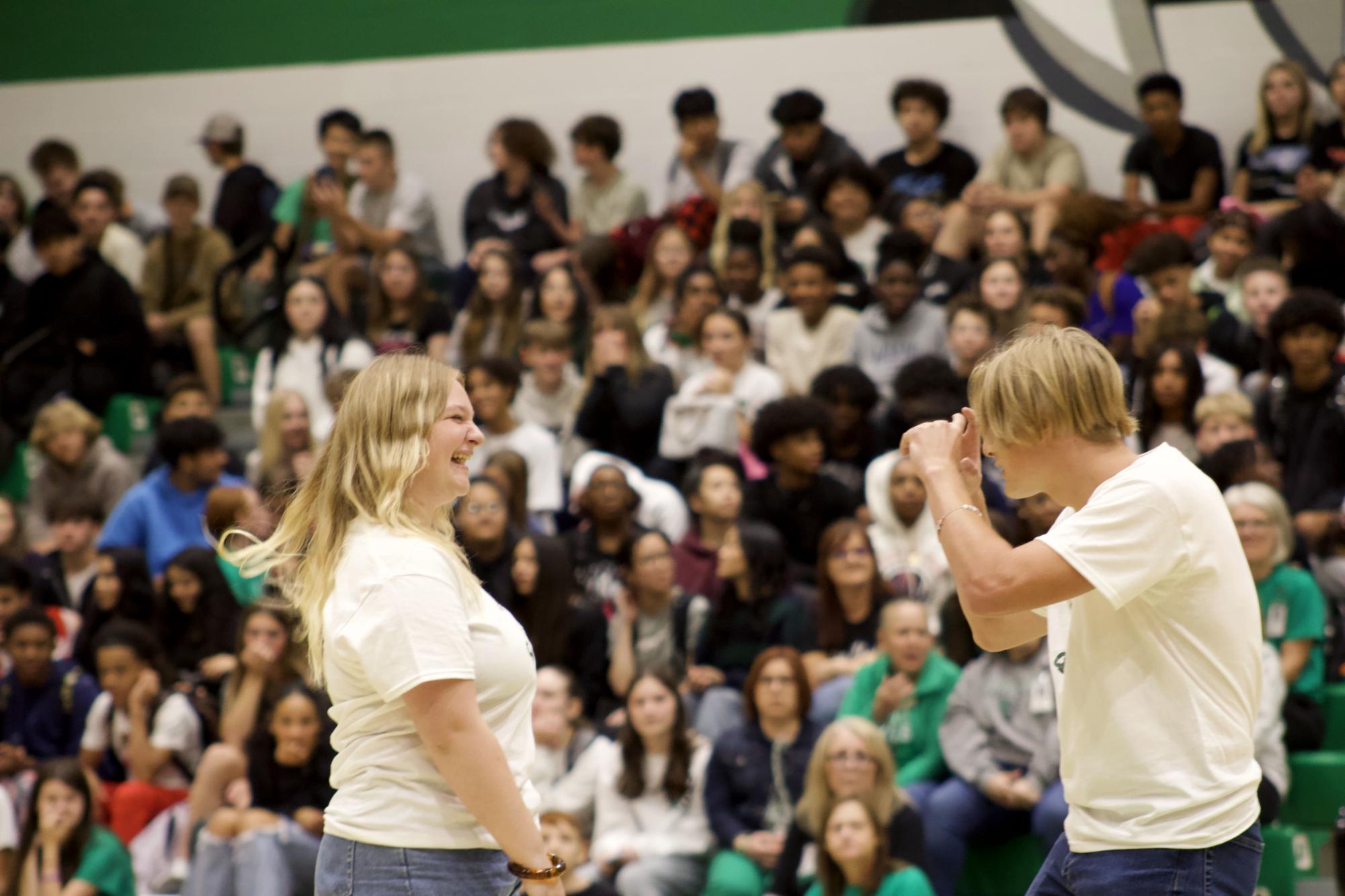 Pep assembly (Photo by Emily Crowell)