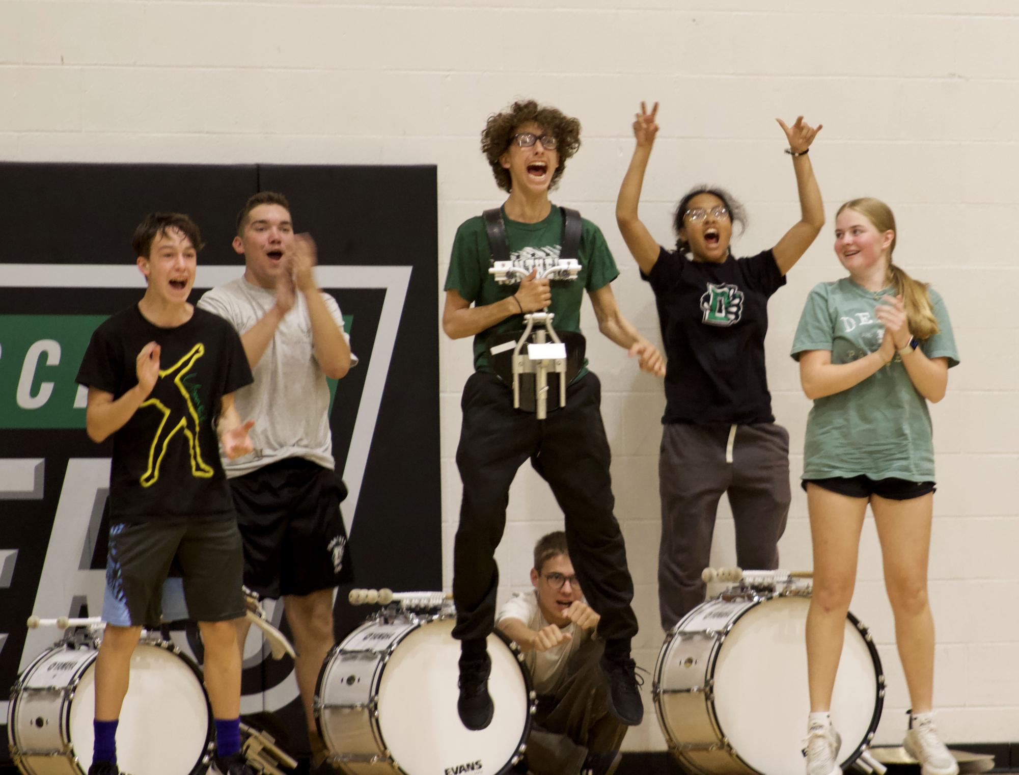 Pep assembly (Photo by Emily Crowell)