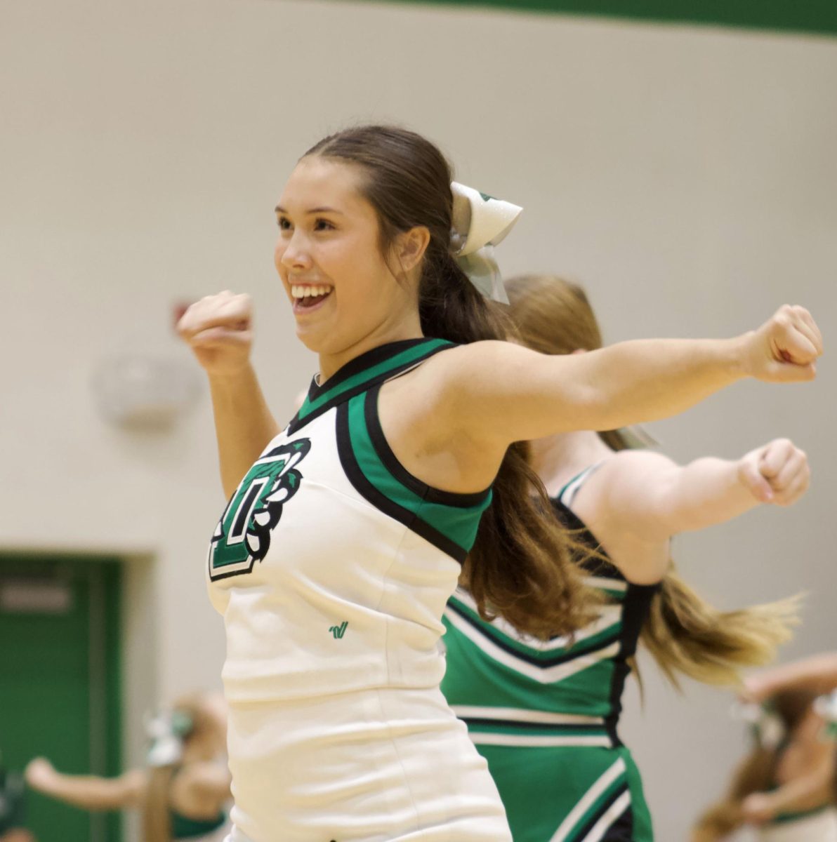 Student council hosts pep assembly in the main gym.