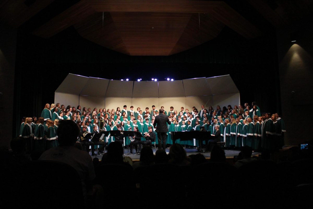 Combined Choirs sing "An American Hymn".