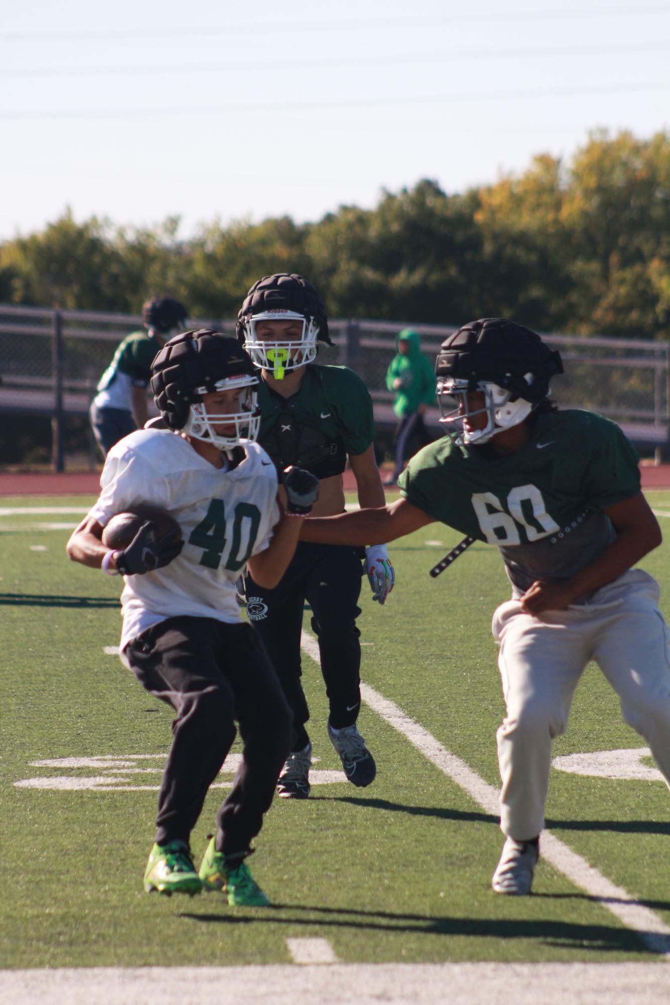 Football Practice (Photos by Taylor Hallowell)