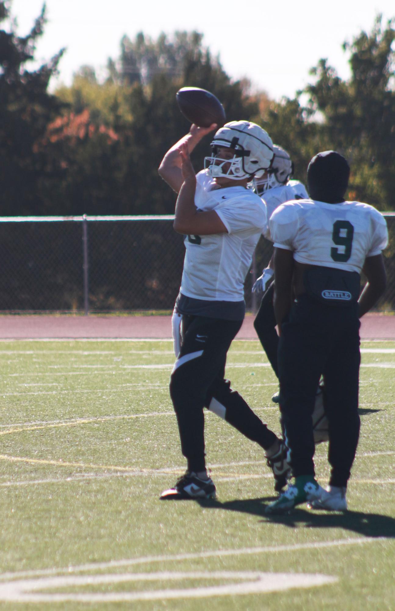 Football Practice (Photos by Taylor Hallowell)