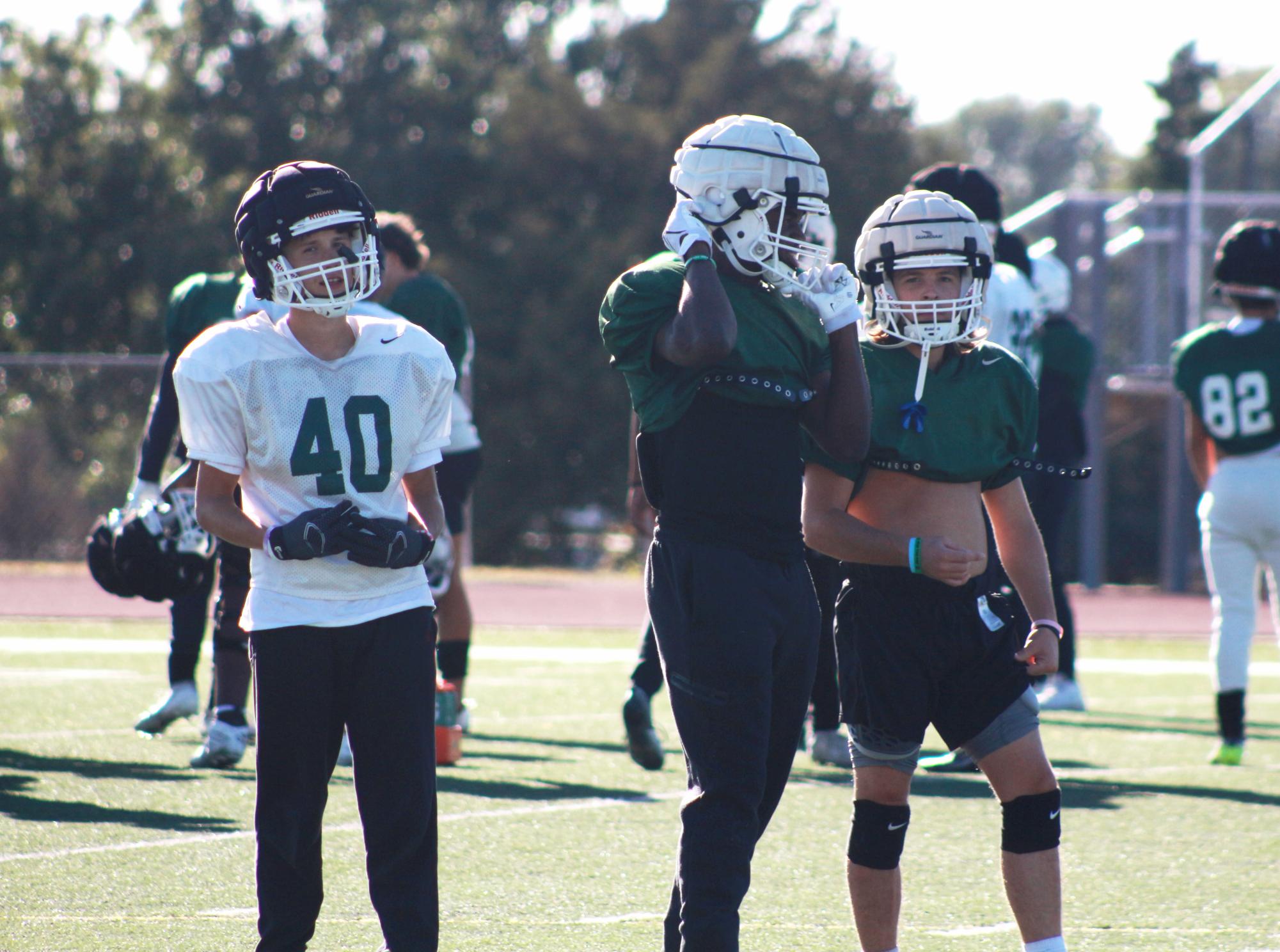 Football Practice (Photos by Taylor Hallowell)