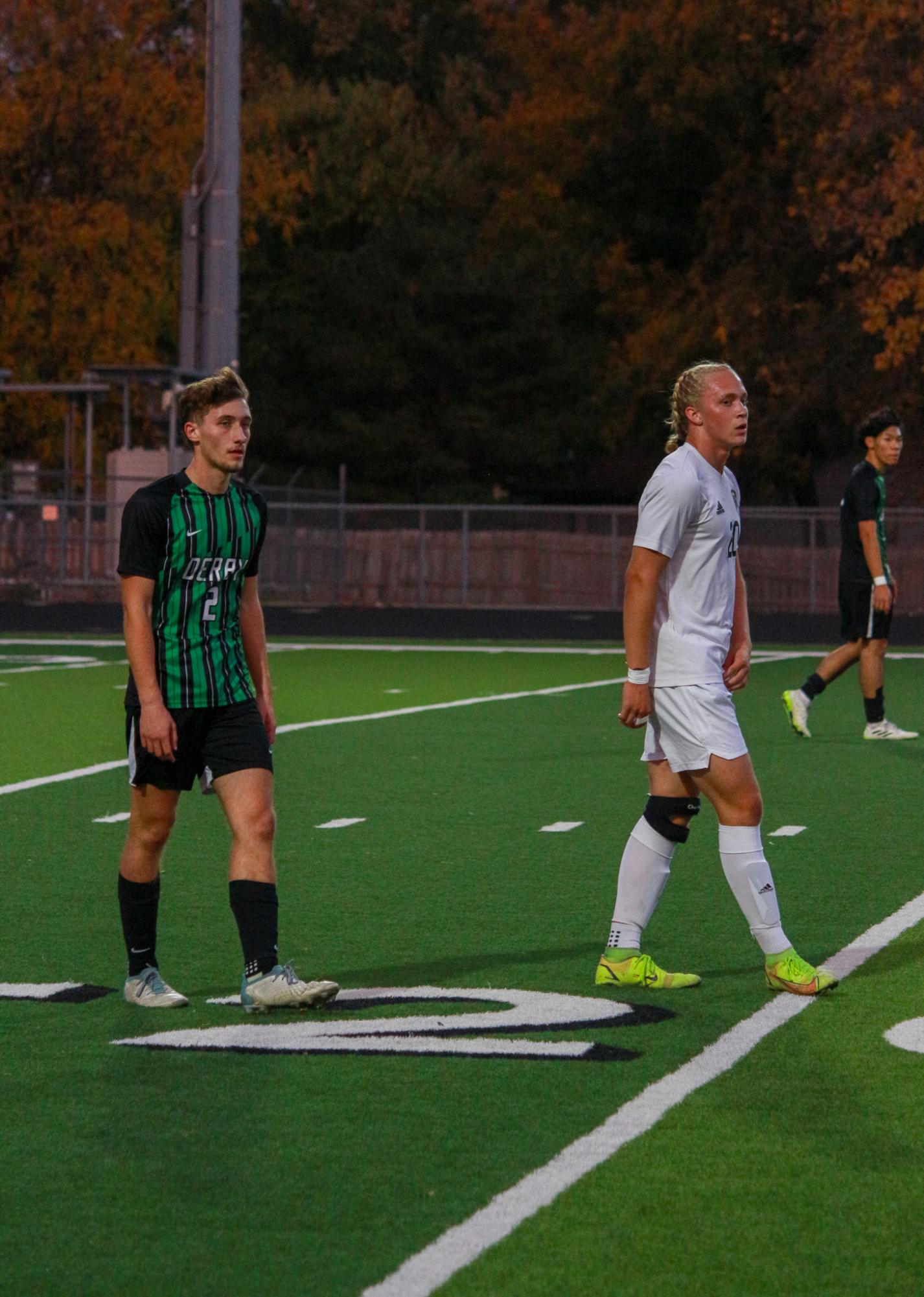 Varsity Boys soccer season ends vs. Lawrence Free State losing 2-0 (Photos by Delainey Stephenson)