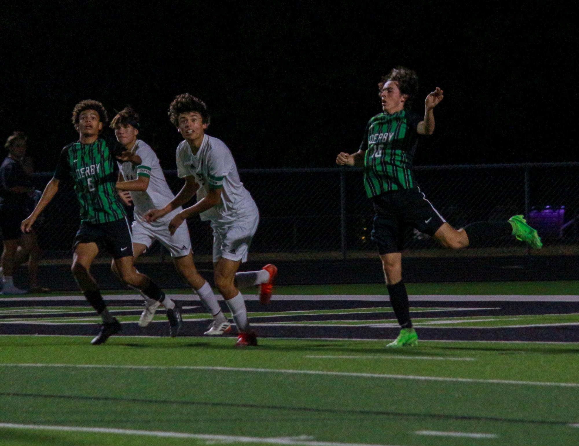 Varsity Boys soccer season ends vs. Lawrence Free State losing 2-0 (Photos by Delainey Stephenson)