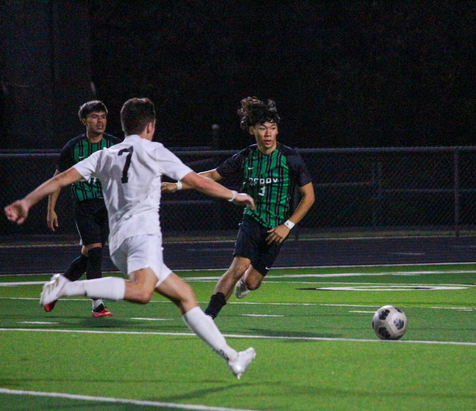 Varsity Boys soccer season ends vs. Lawrence Free State losing 2-0 (Photos by Delainey Stephenson)