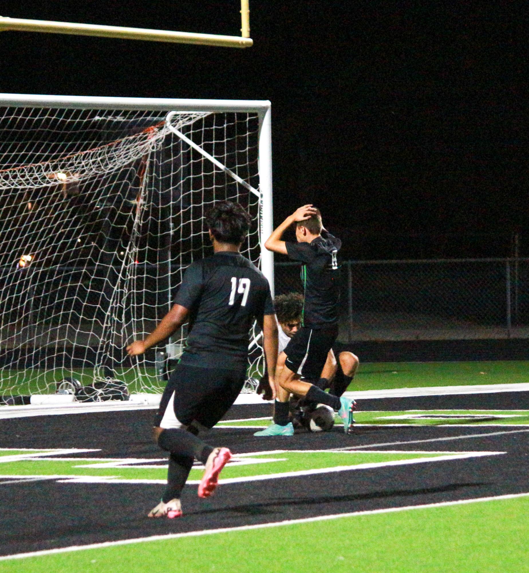 Varsity Boys soccer season ends vs. Lawrence Free State losing 2-0 (Photos by Delainey Stephenson)