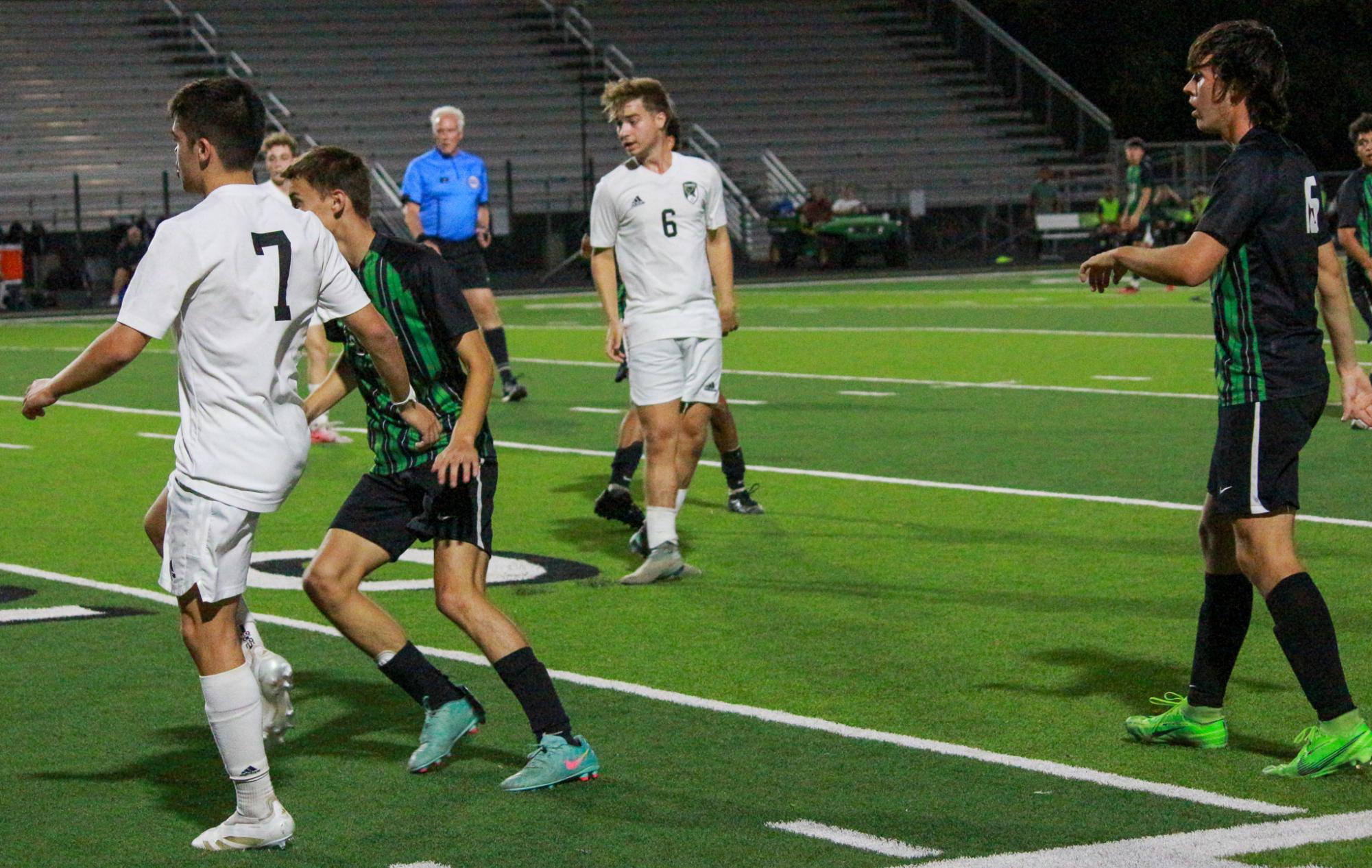 Varsity Boys soccer season ends vs. Lawrence Free State losing 2-0 (Photos by Delainey Stephenson)